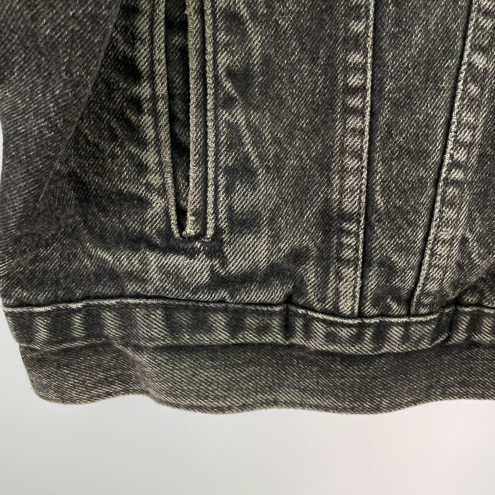 デニムジャケット 90s Levis 70417-4159 black XL ブラック