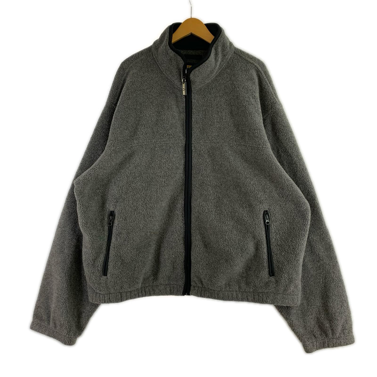 ジャケット 90s eddie bauer ebtek fleece jacket XXL グレー