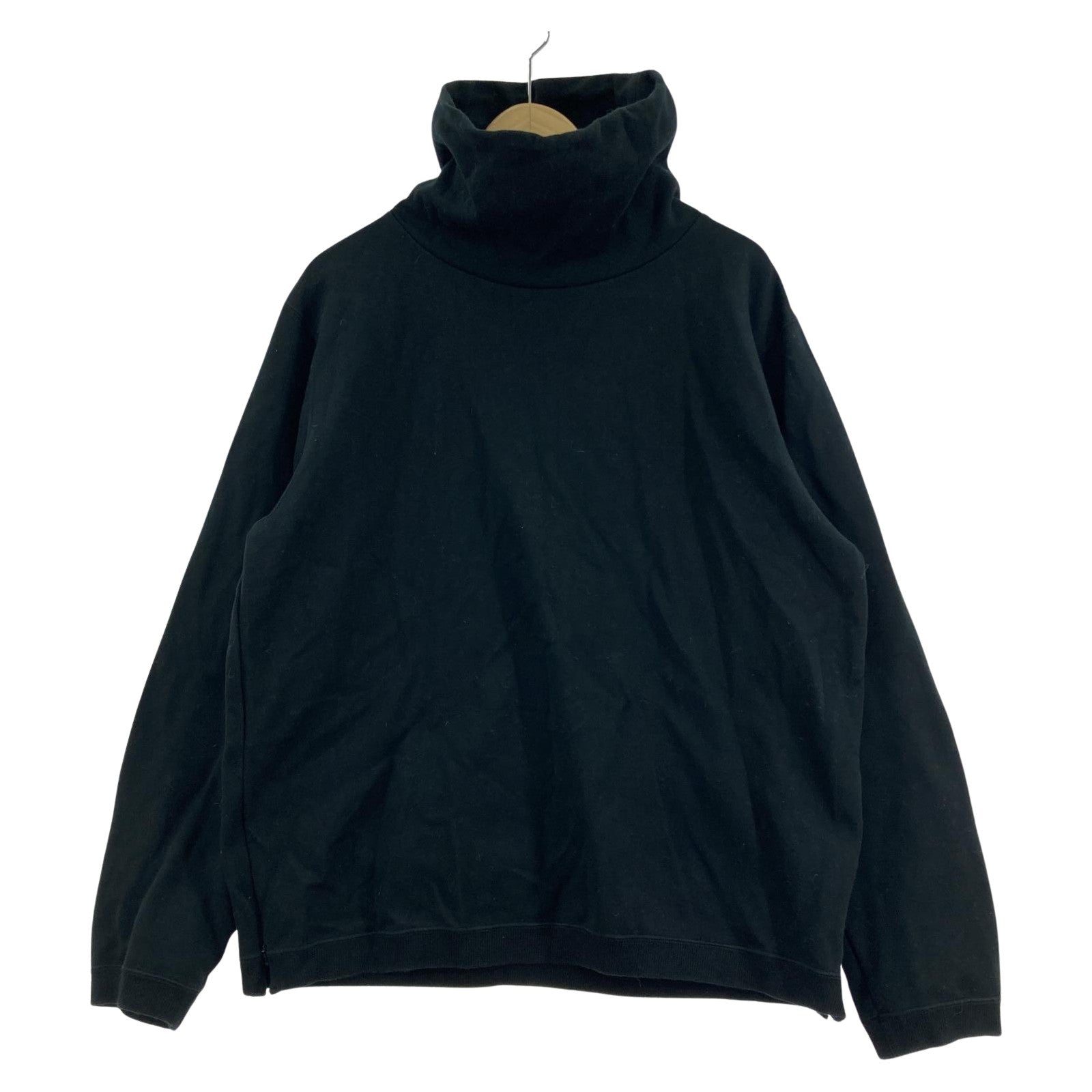スウェット L/Sハイネックスウェット BLK ブラック