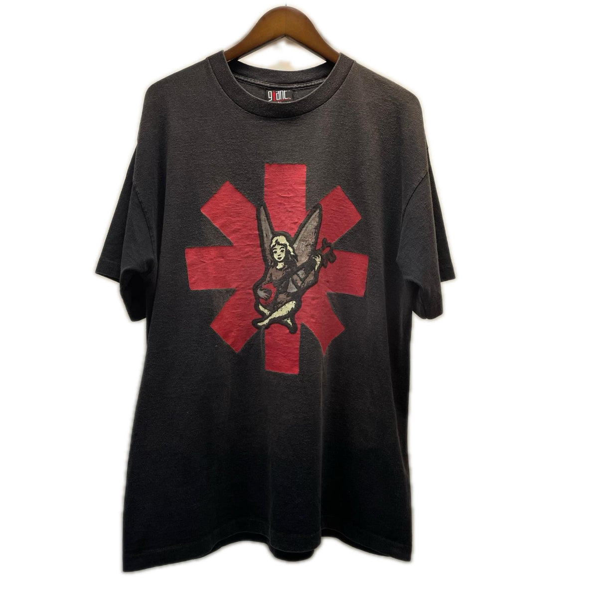 半袖Ｔシャツ RED HOT CHILI PEPPERS One Hot Minute バンドTシャツ　1996年 giantﾀｸﾞ LL ブラック
