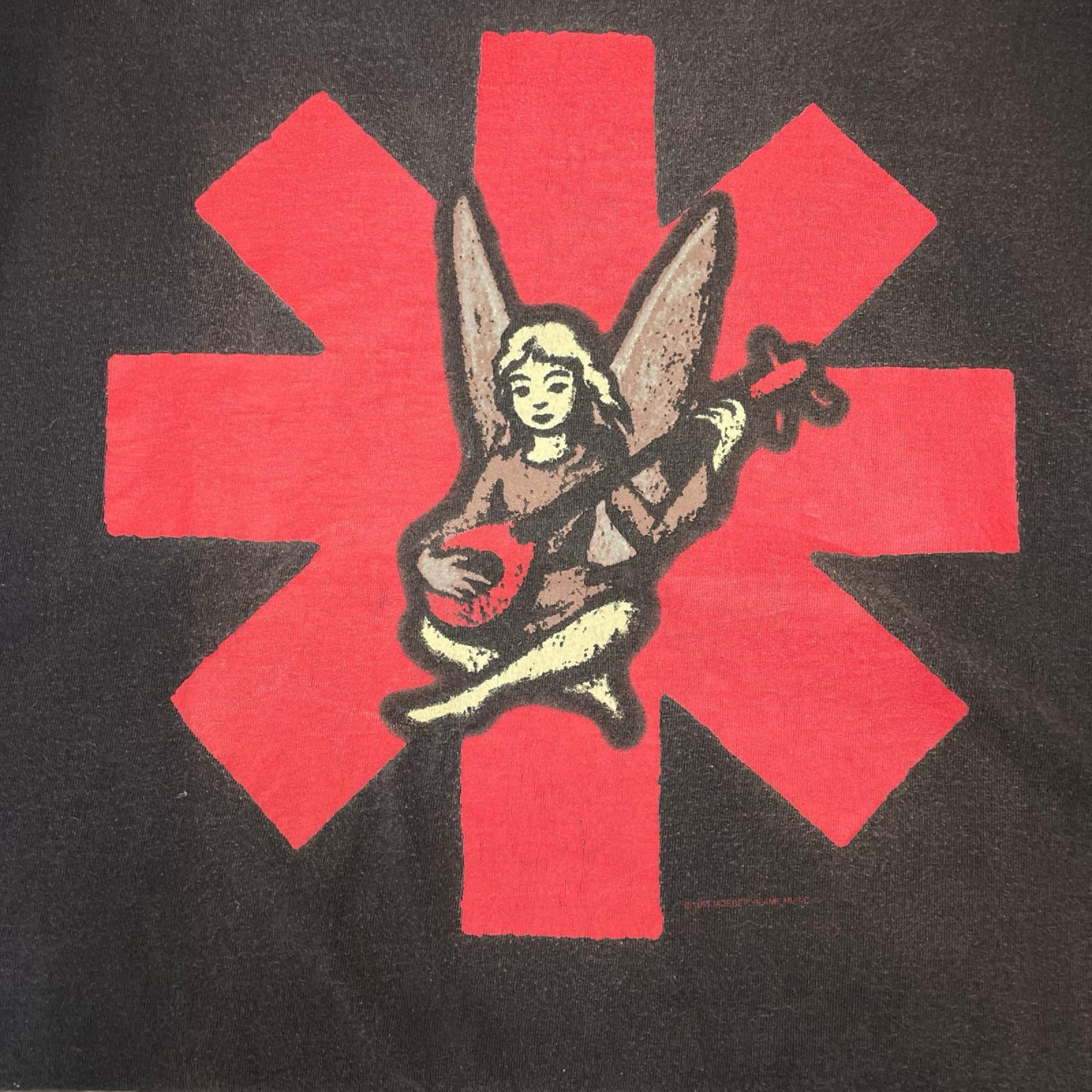 半袖Ｔシャツ RED HOT CHILI PEPPERS One Hot Minute バンドTシャツ　1996年 giantﾀｸﾞ LL ブラック