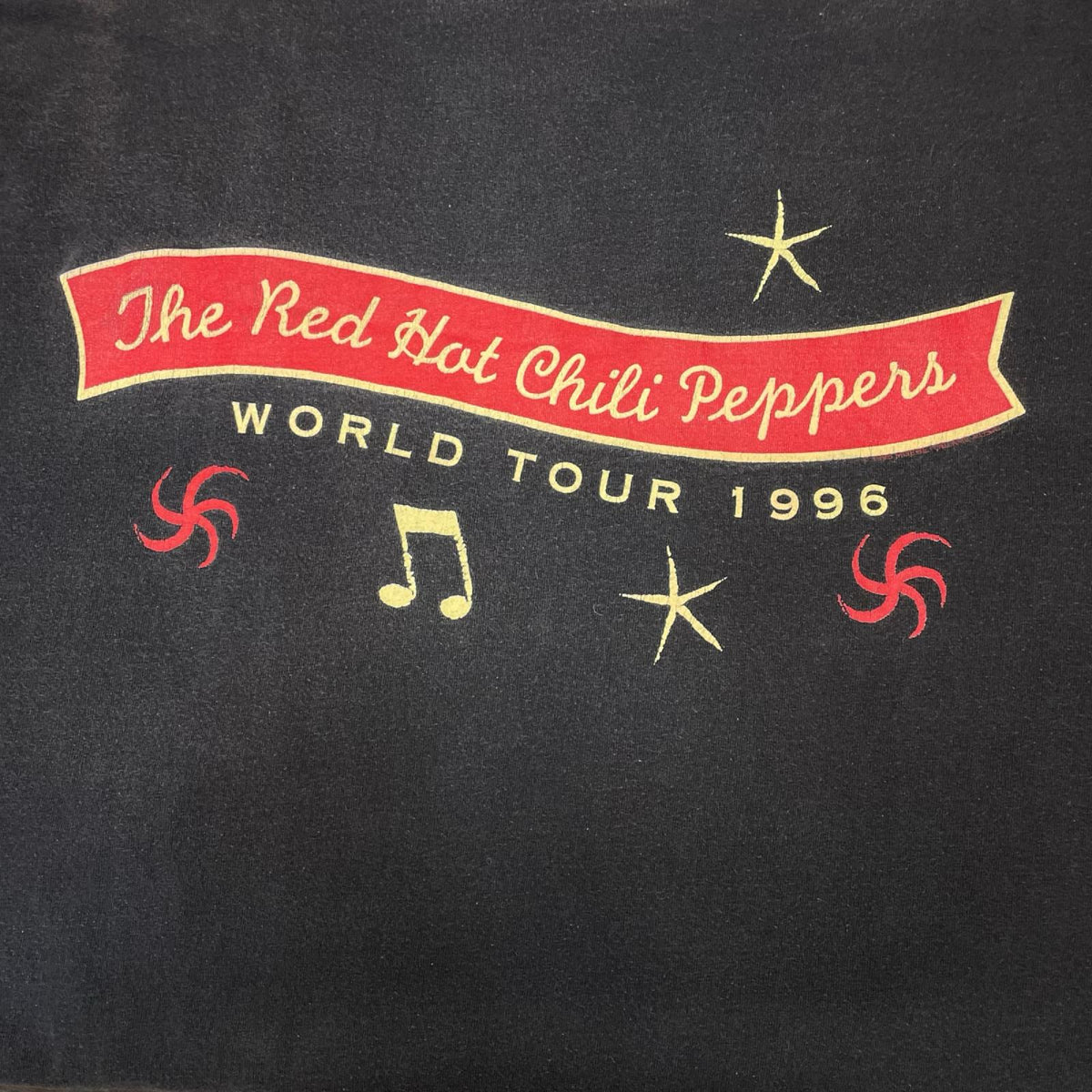 半袖Ｔシャツ RED HOT CHILI PEPPERS One Hot Minute バンドTシャツ　1996年 giantﾀｸﾞ LL ブラック