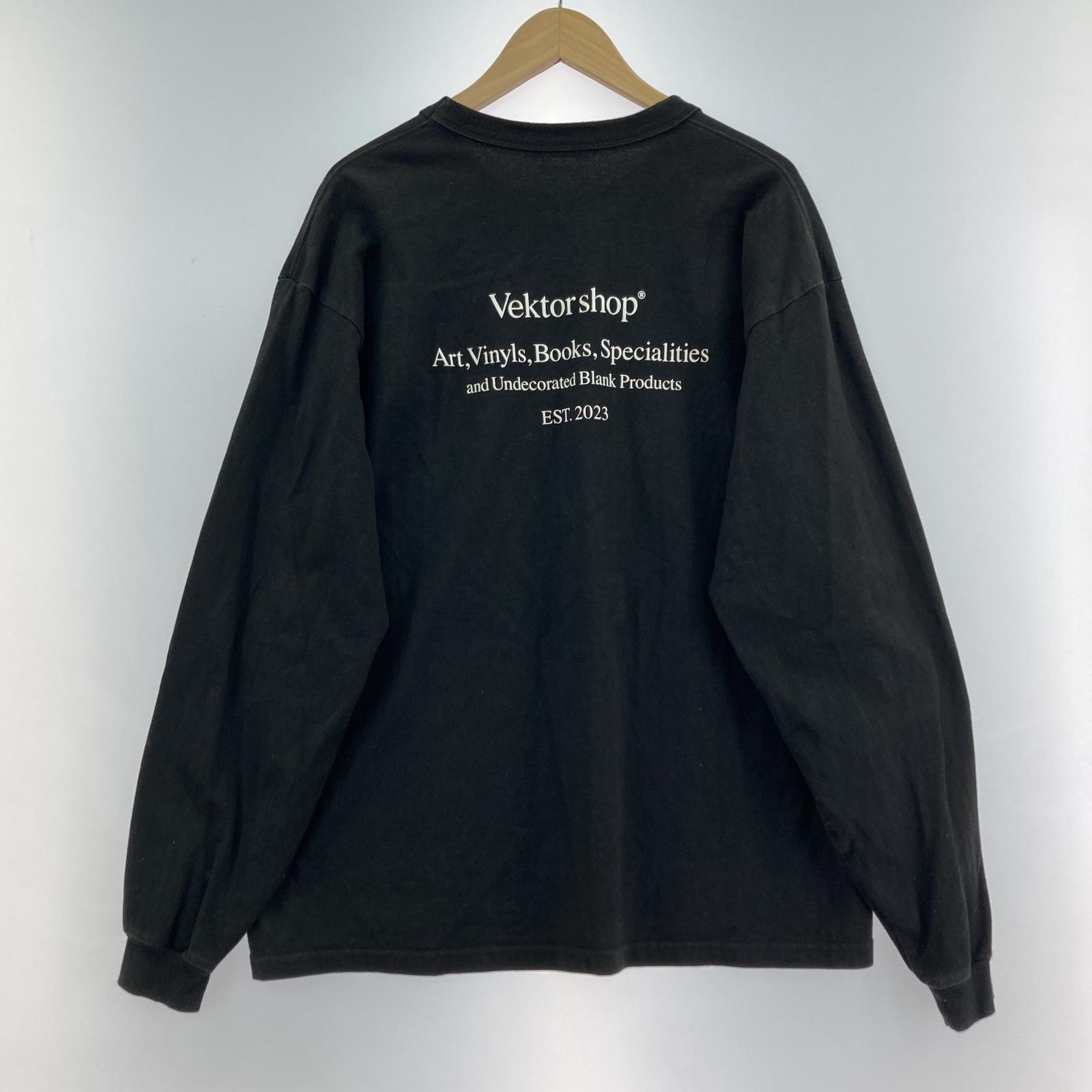 長袖Ｔシャツ Vektor shop L/Sシャツ ブラック L ブラック