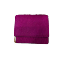 コンパクトウォレット hairy billfold　p purple ピンク
