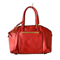 ハンドバッグ Leather Tote RED