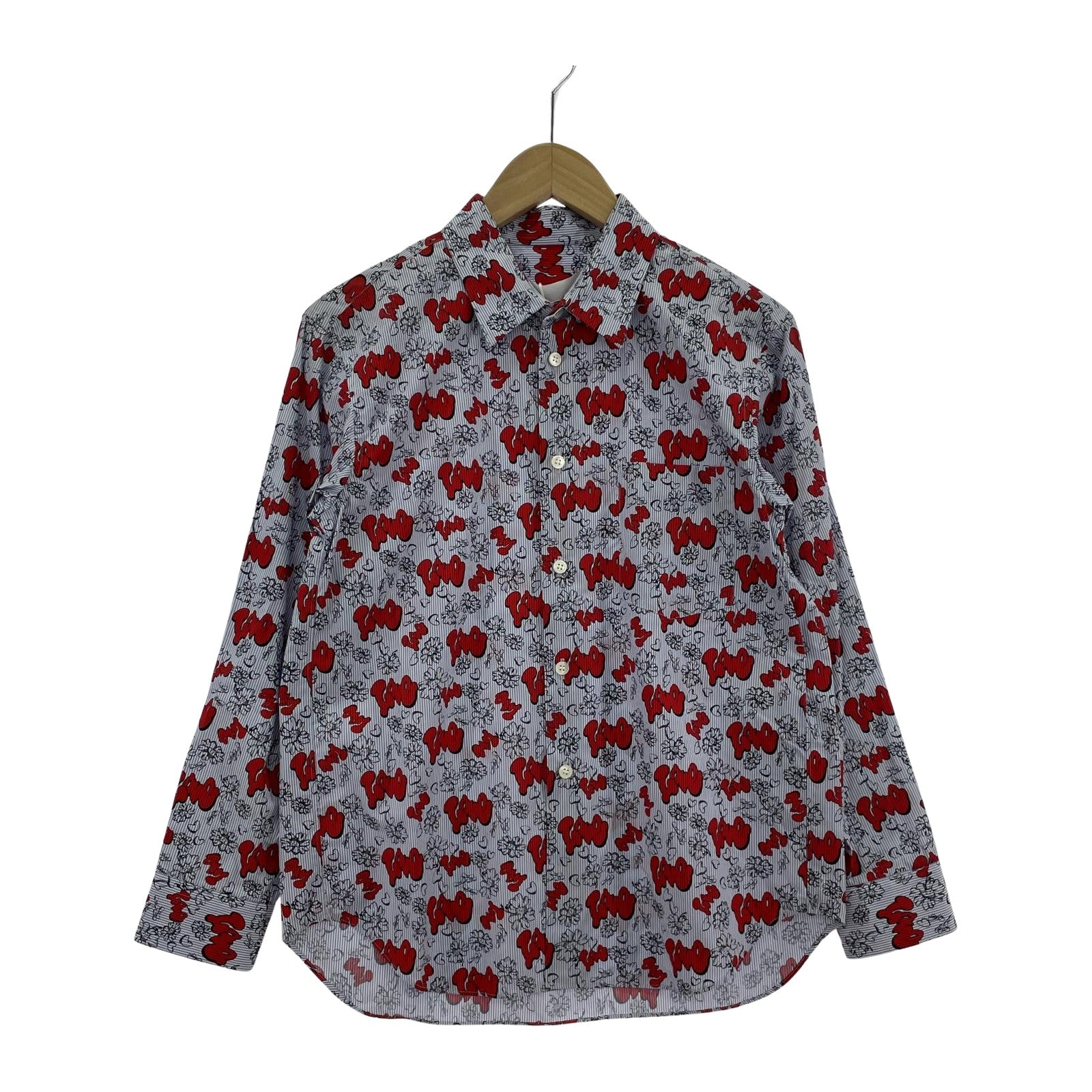 長袖シャツ tao comme des garcons SHUNSUDO 総柄シャツ　S S マルチカラー