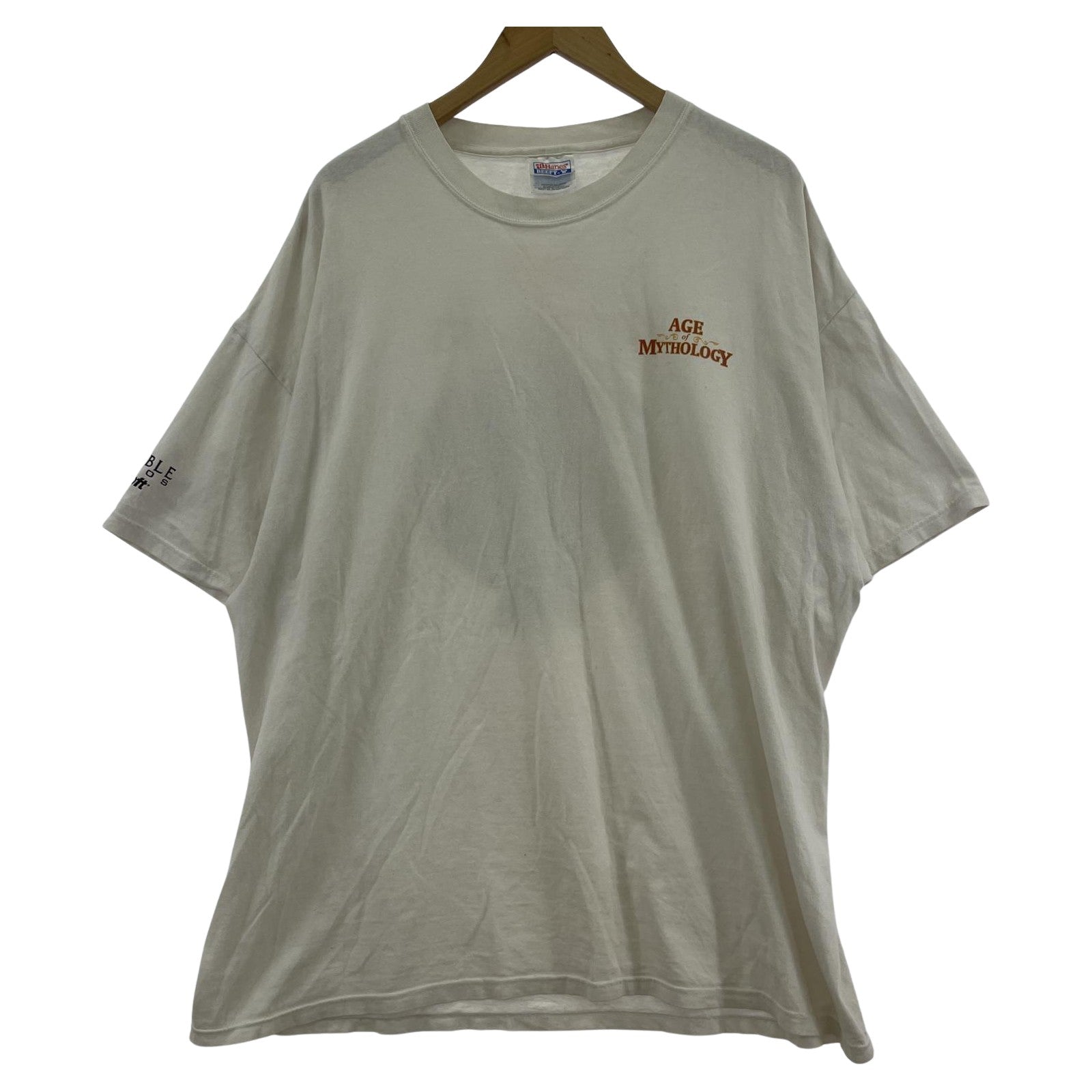 半袖Ｔシャツ 00s Microsoft Age of Mythology ゲームTシャツ (2XL) ホワイト