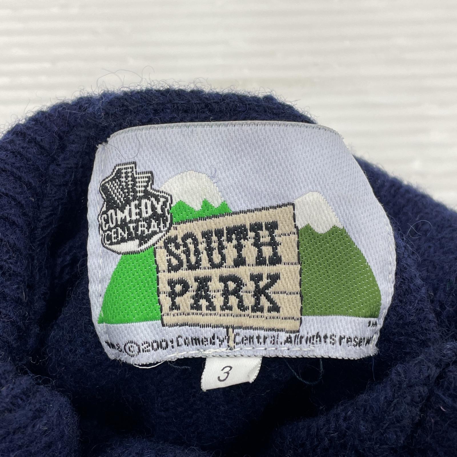 ニット SOUTH PARK ﾀｰﾄﾙﾈｯｸ 紺 3