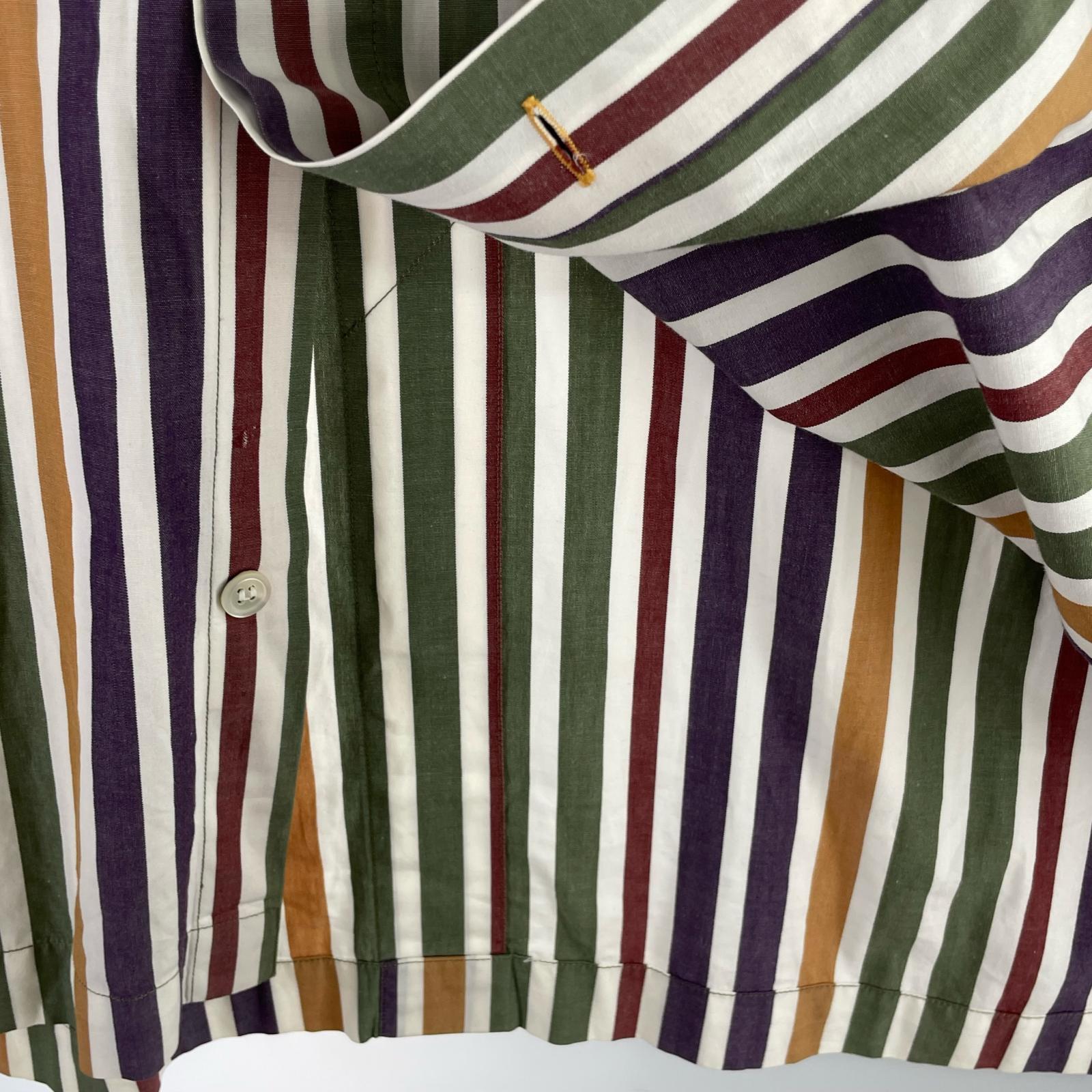 長袖シャツ im MIYAKE DESIGN STUDIO マルチストライプシャツ M マルチカラー
