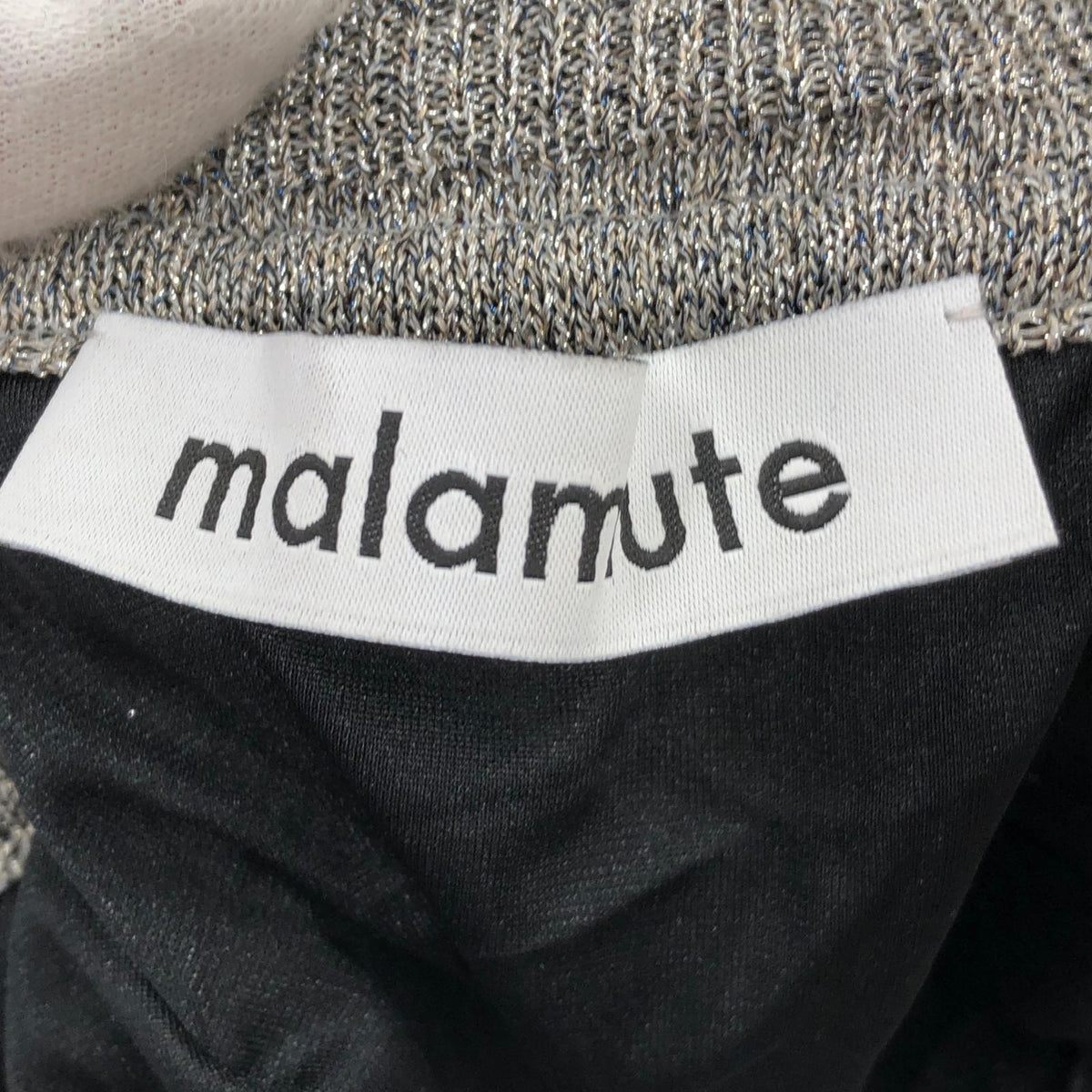 ロングスカート malamute mlm22aw ｼﾙﾊﾞｰﾌﾟﾘｰﾂ フリー シルバー