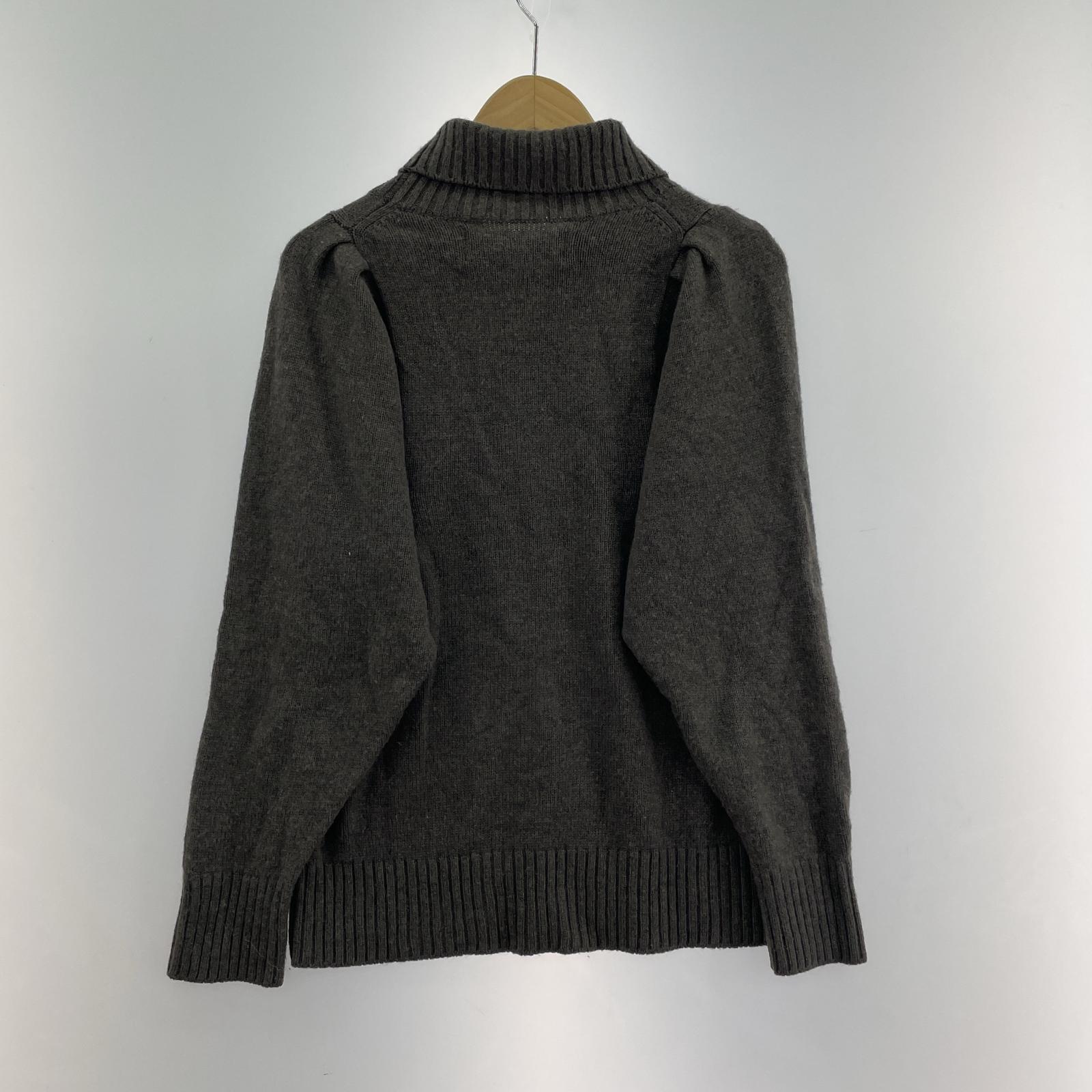 ニット Plage タートルネックニット size36 ブラウン