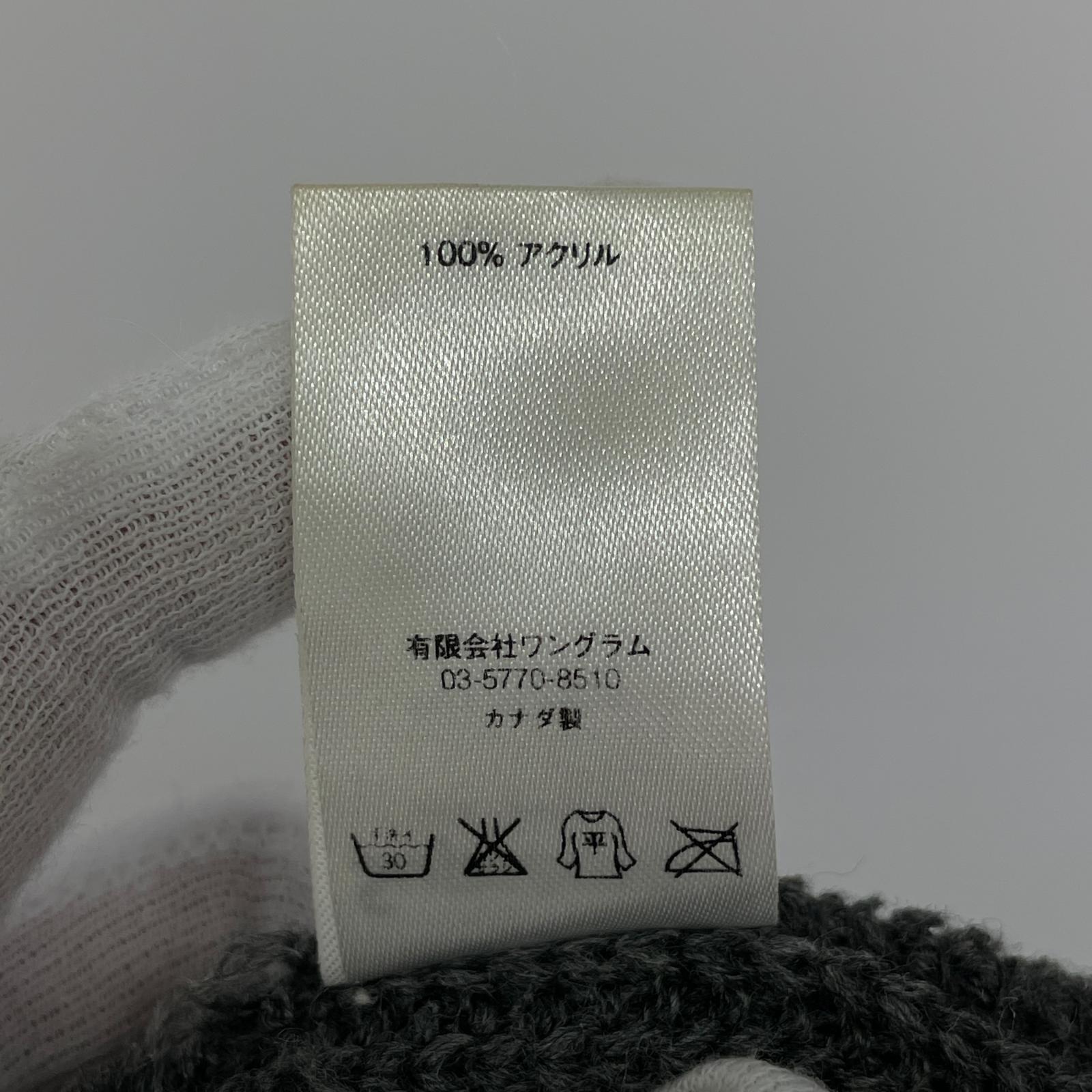 ニットキャップ GRY グレー