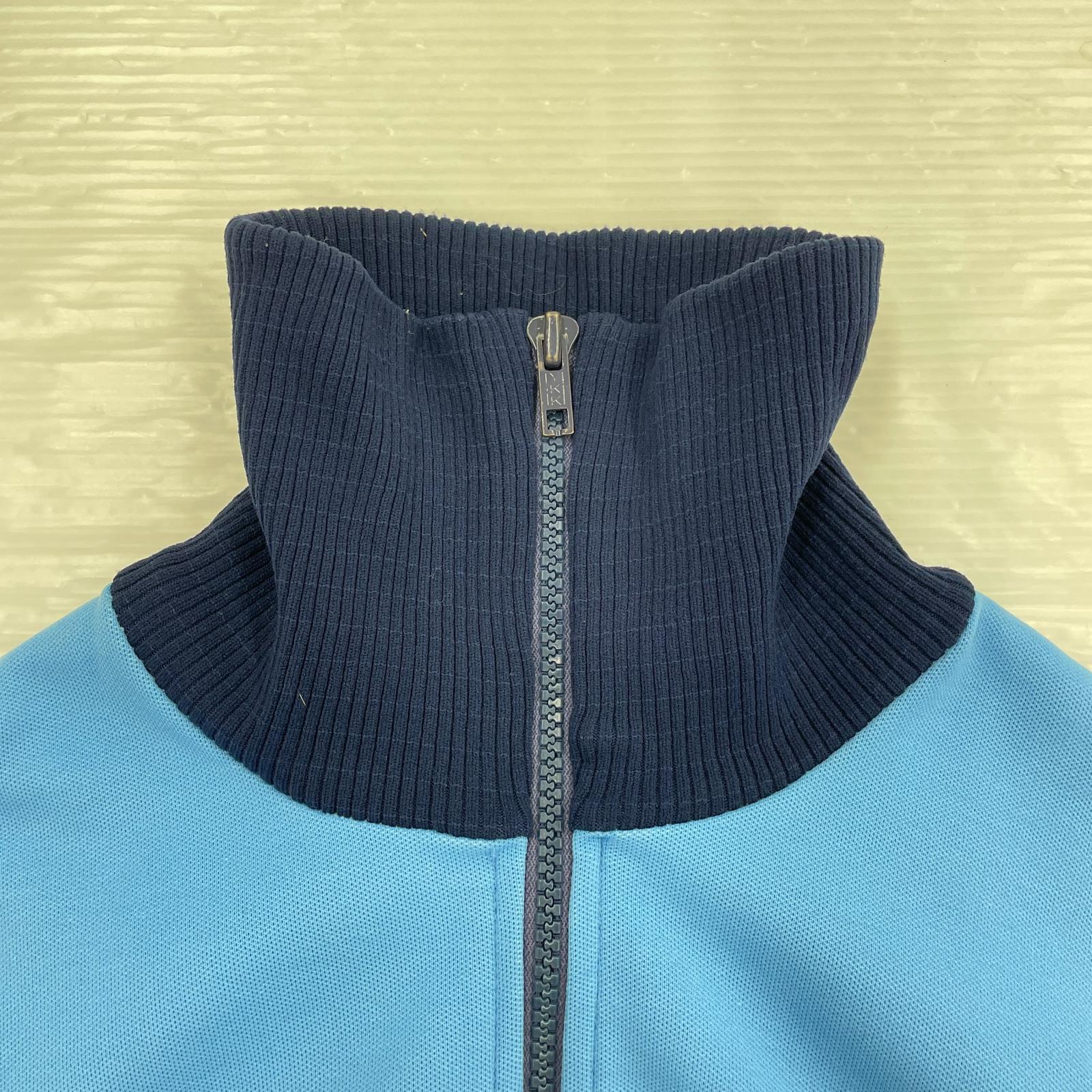 ジャケット 80s トラックジャケット　カナダ製　XL　青 ブルー