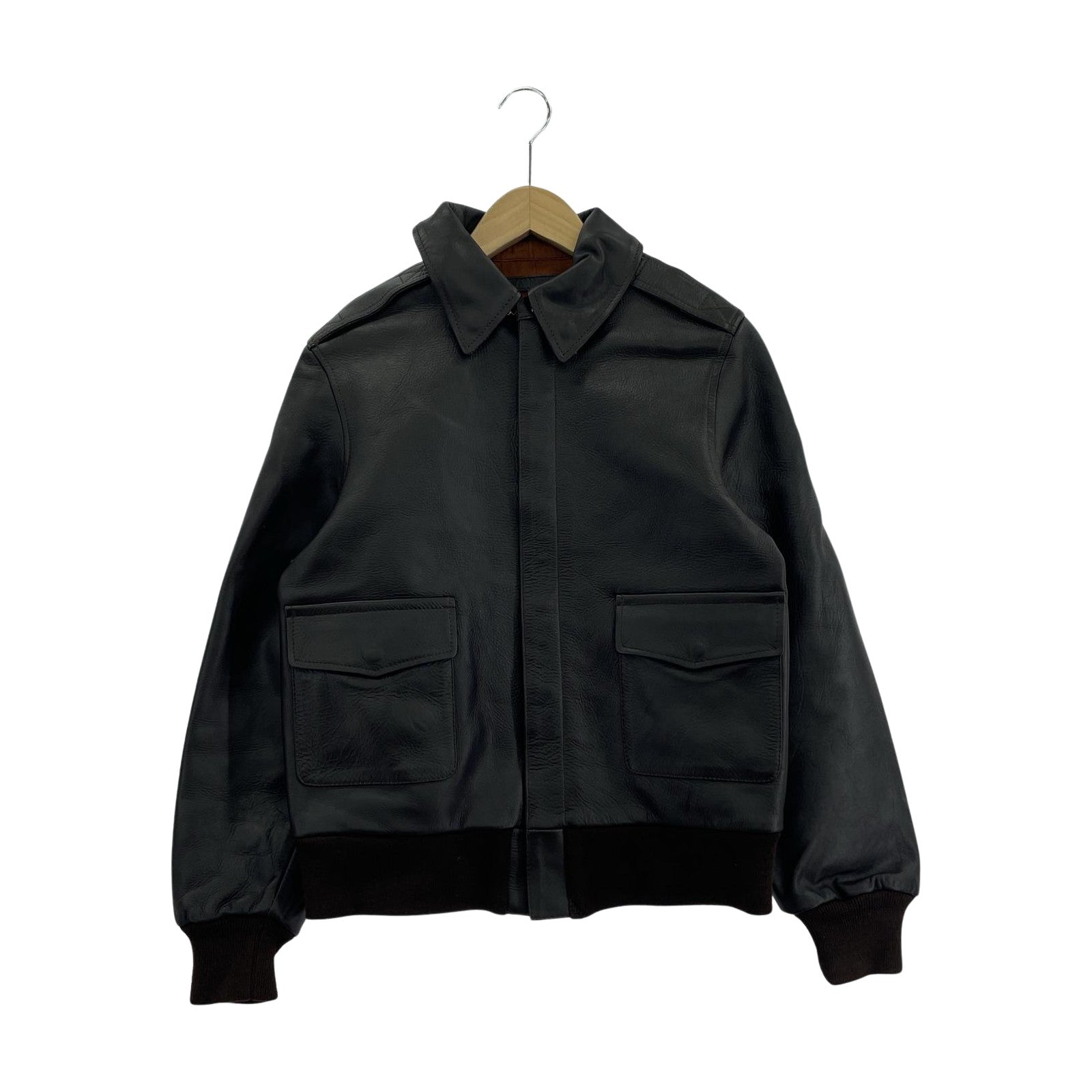 レザージャケット ORCHARD 80s G-1 レザーフライトジャケット 34R 36 ブラウン