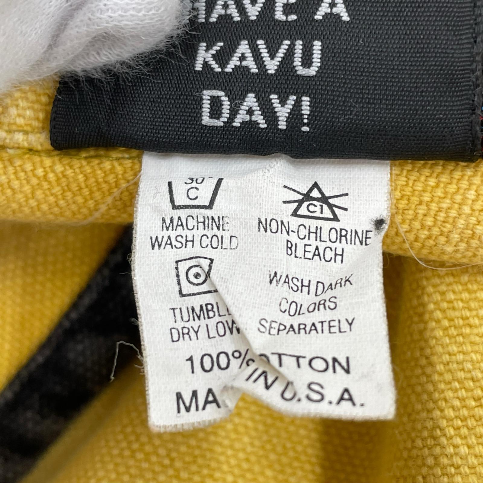 ジャケット KAVU ハーフジップ コットンジャケット M イエロー M イエロー