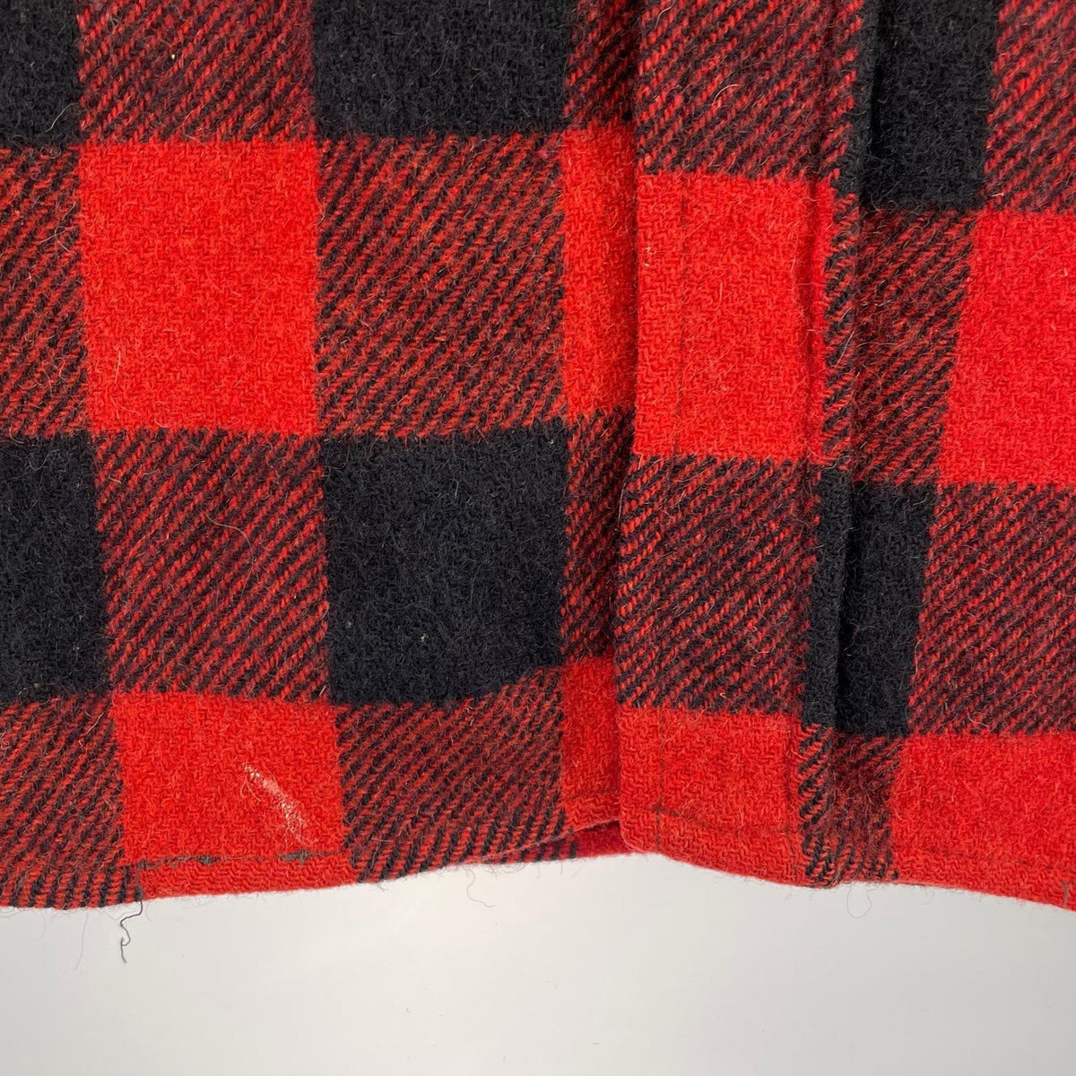長袖シャツ 50s WINTERKING wool check shirt