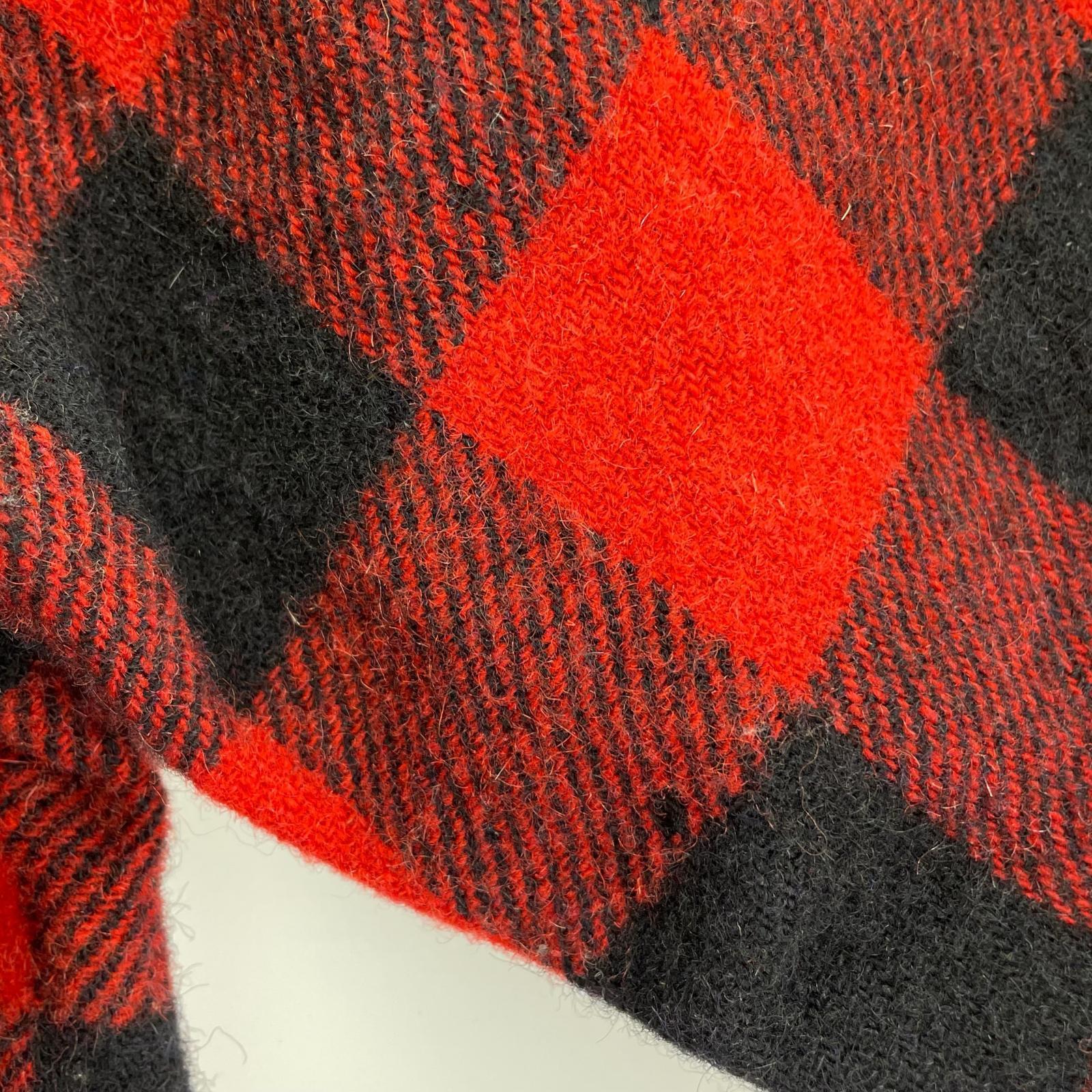 長袖シャツ 50s WINTERKING wool check shirt