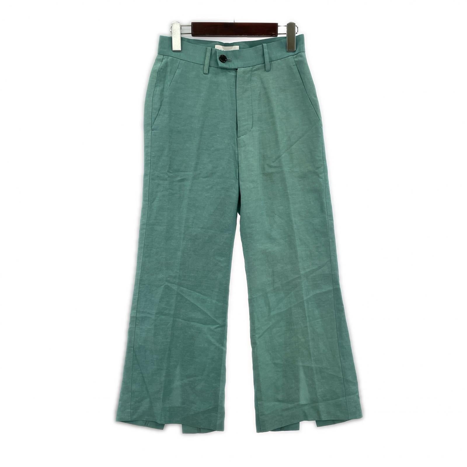 その他ボトムス BELPER リネンパンツ グリーン (1) 1 グリーン