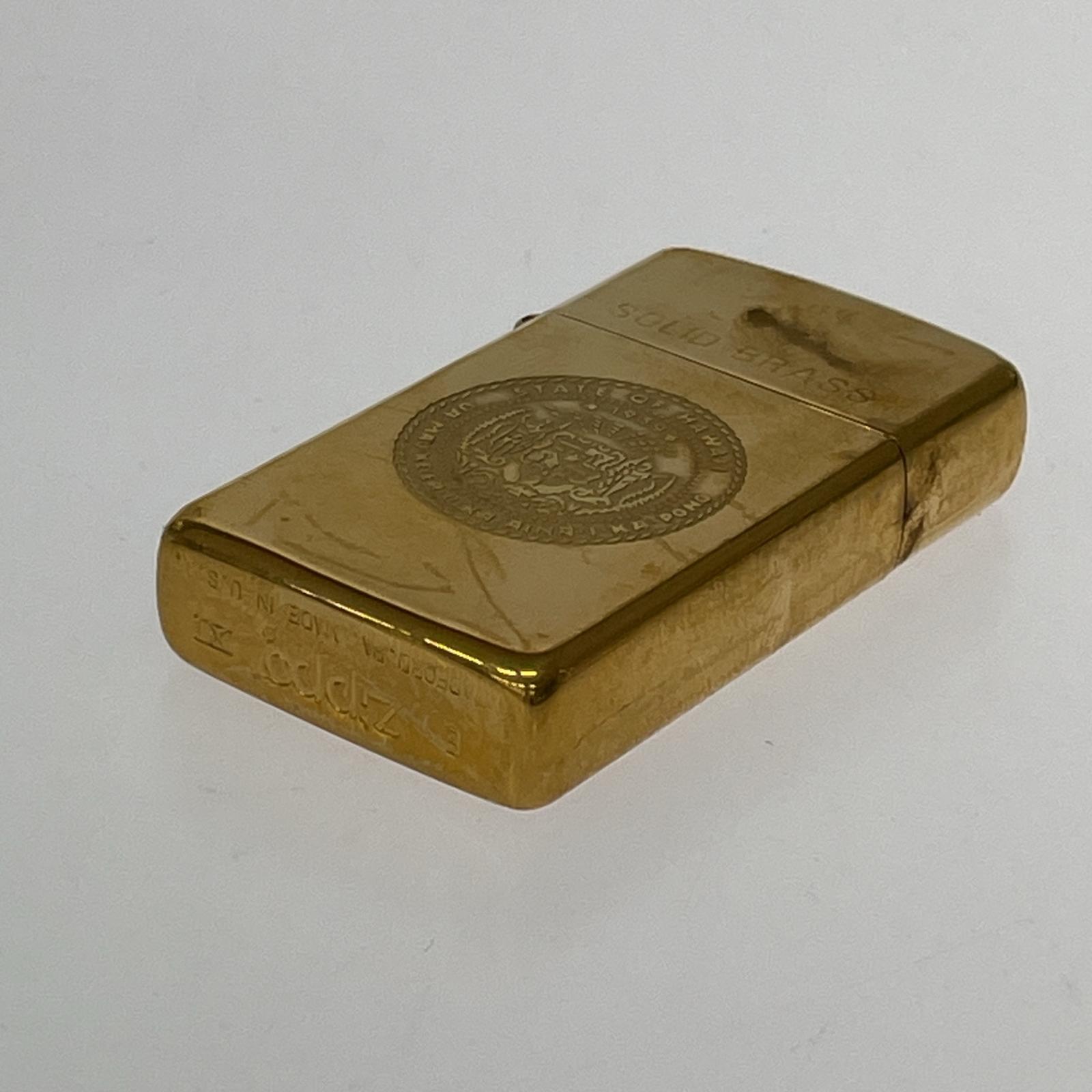 ライター SOLID BRASS