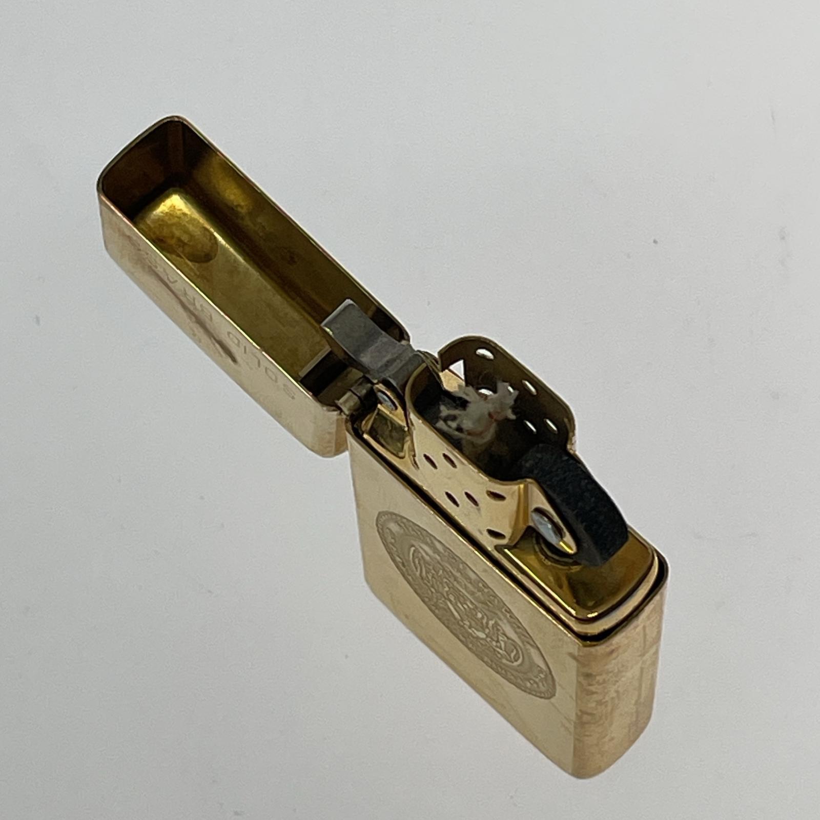 ライター SOLID BRASS