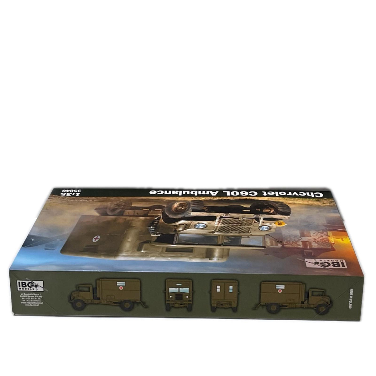 1/35 IBG model シボレー C60L Ambulance 英・シボレーC60L キャブ13野戦救急車 IBGモデルス（IBG Models） ミリタリープラモ