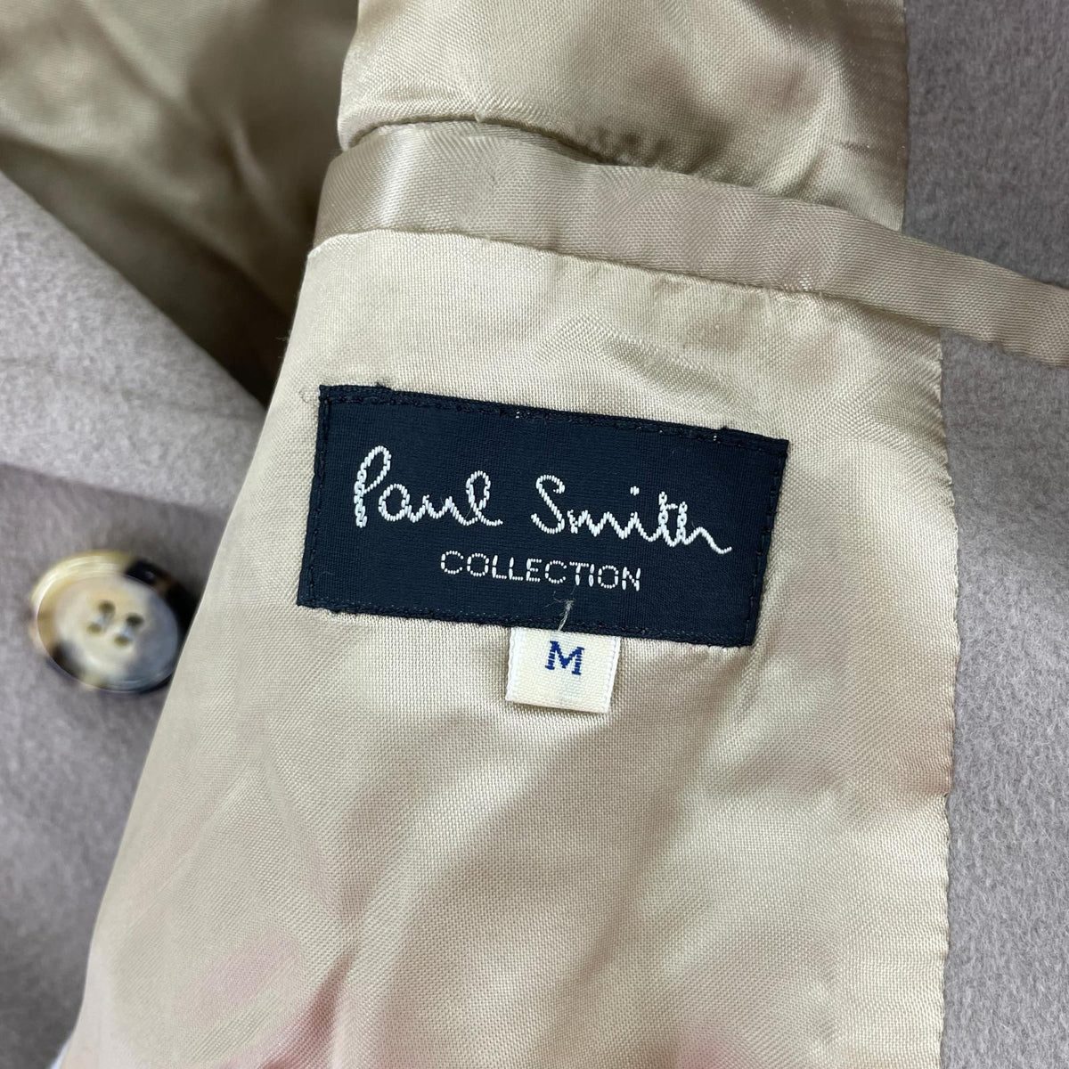 ジャケット Paul Smith ｶｼﾐﾔ混 ﾛﾝｸﾞｺｰﾄ M ﾍﾞｰｼﾞｭ M ベージュ