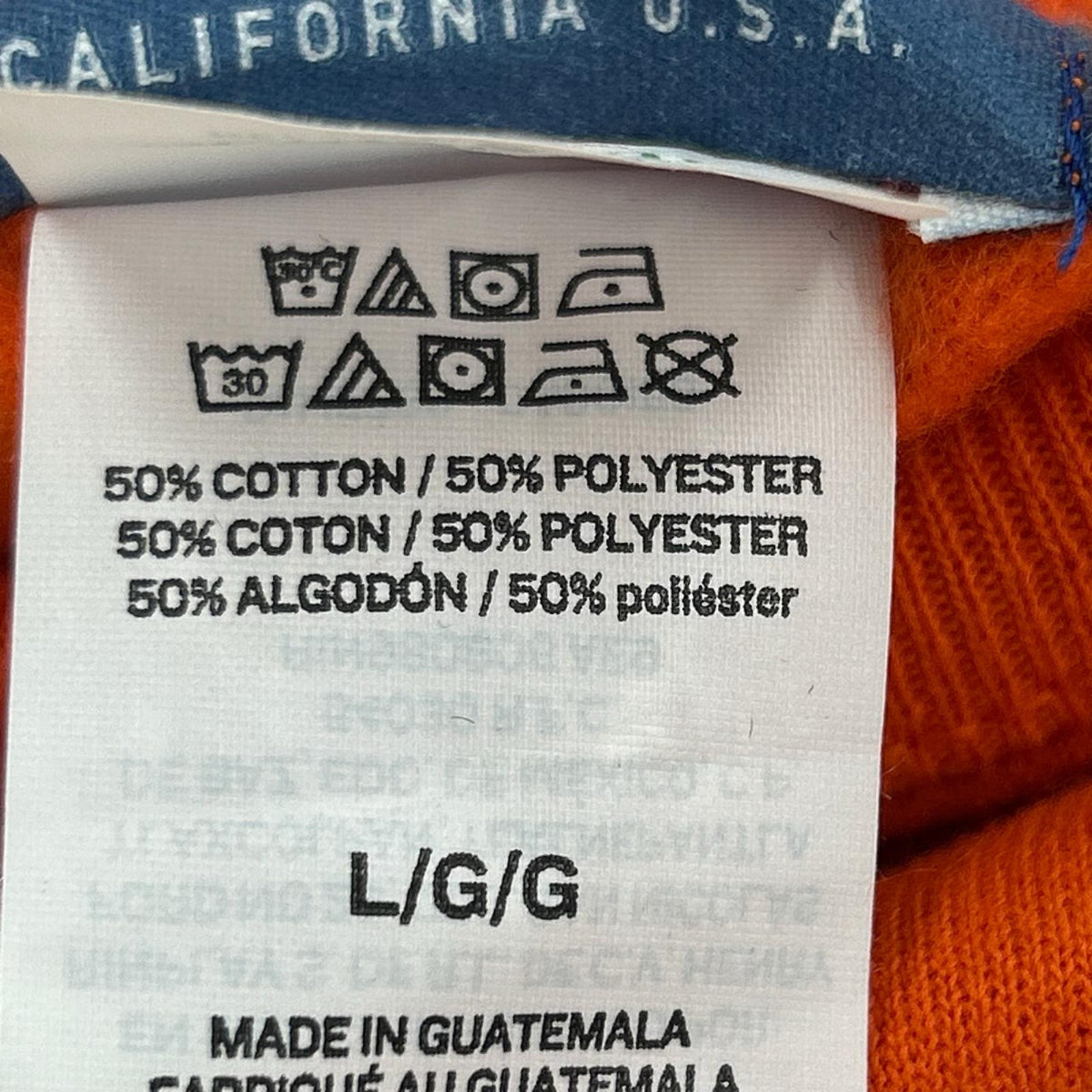 スウェット CALIFORKS Crew Neck Sweat LOS L オレンジ
