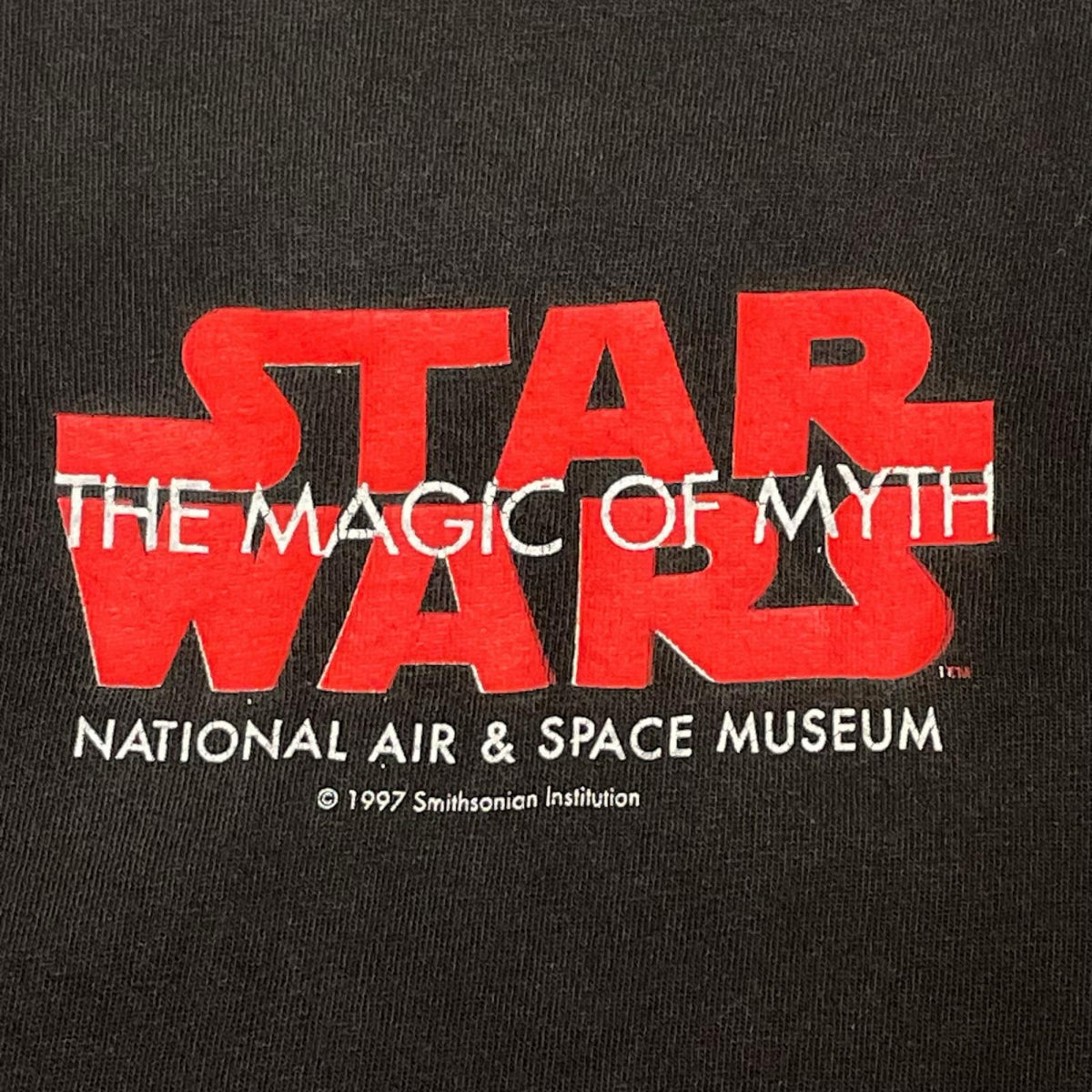 半袖Ｔシャツ star wars ダース・ベイダー　I WANT YOU パロディTシャツ 1997年 STAR WARSﾀｸﾞ L