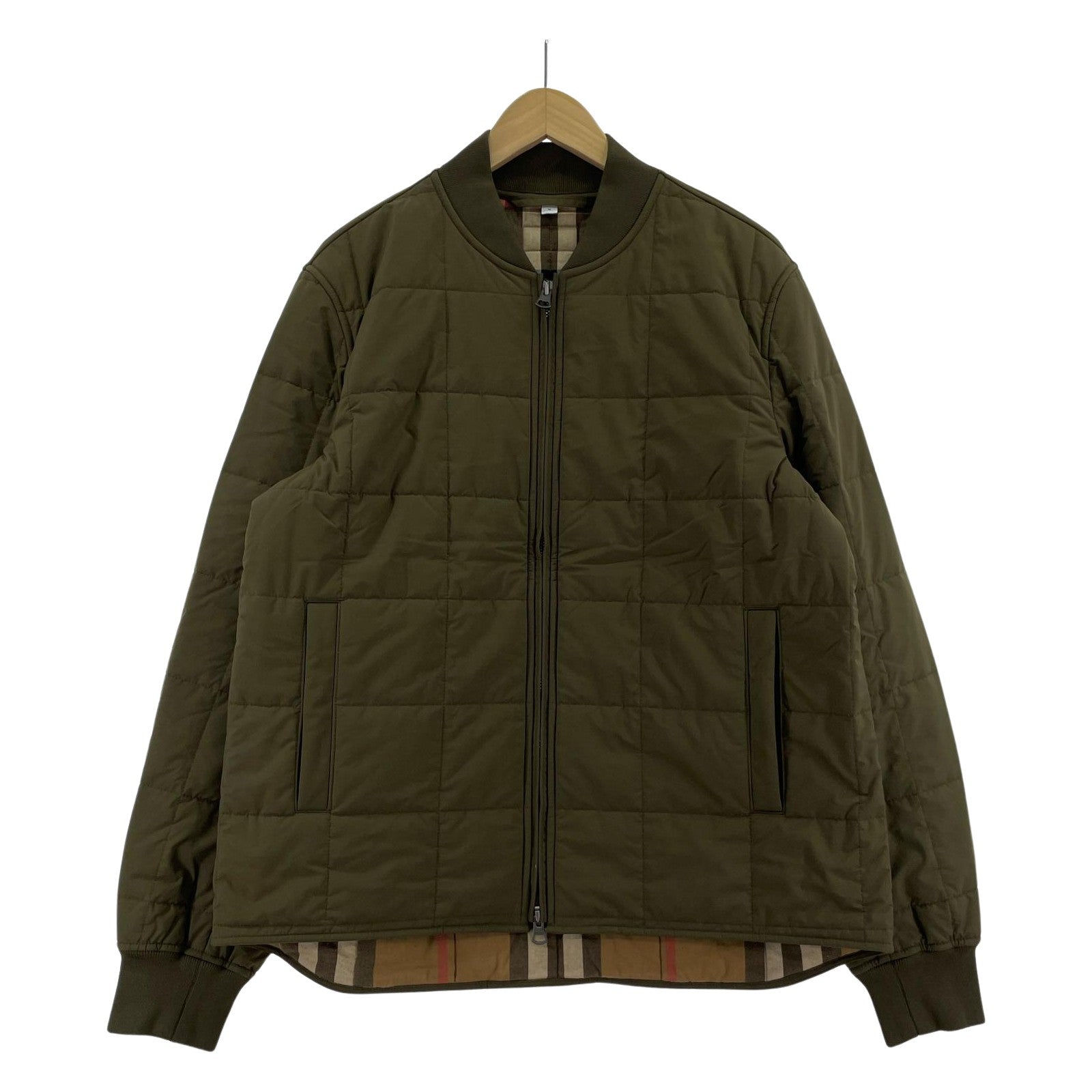 ジャケット FERNDAL キルティングボンバージャケット カーキ（M） M