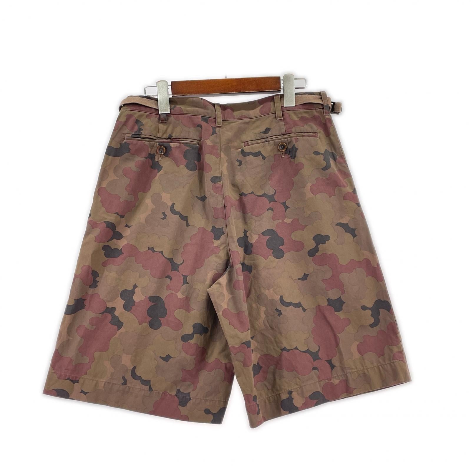 ショートパンツ 22SS/Washed Fnix Camo Twill/ギャバジンショーツ 3 ブラウン