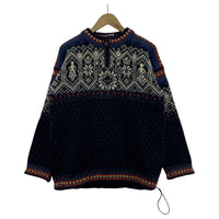 ニット DALE OF NORWAY ﾊｰﾌｼﾞｯﾌﾟ ネイビー