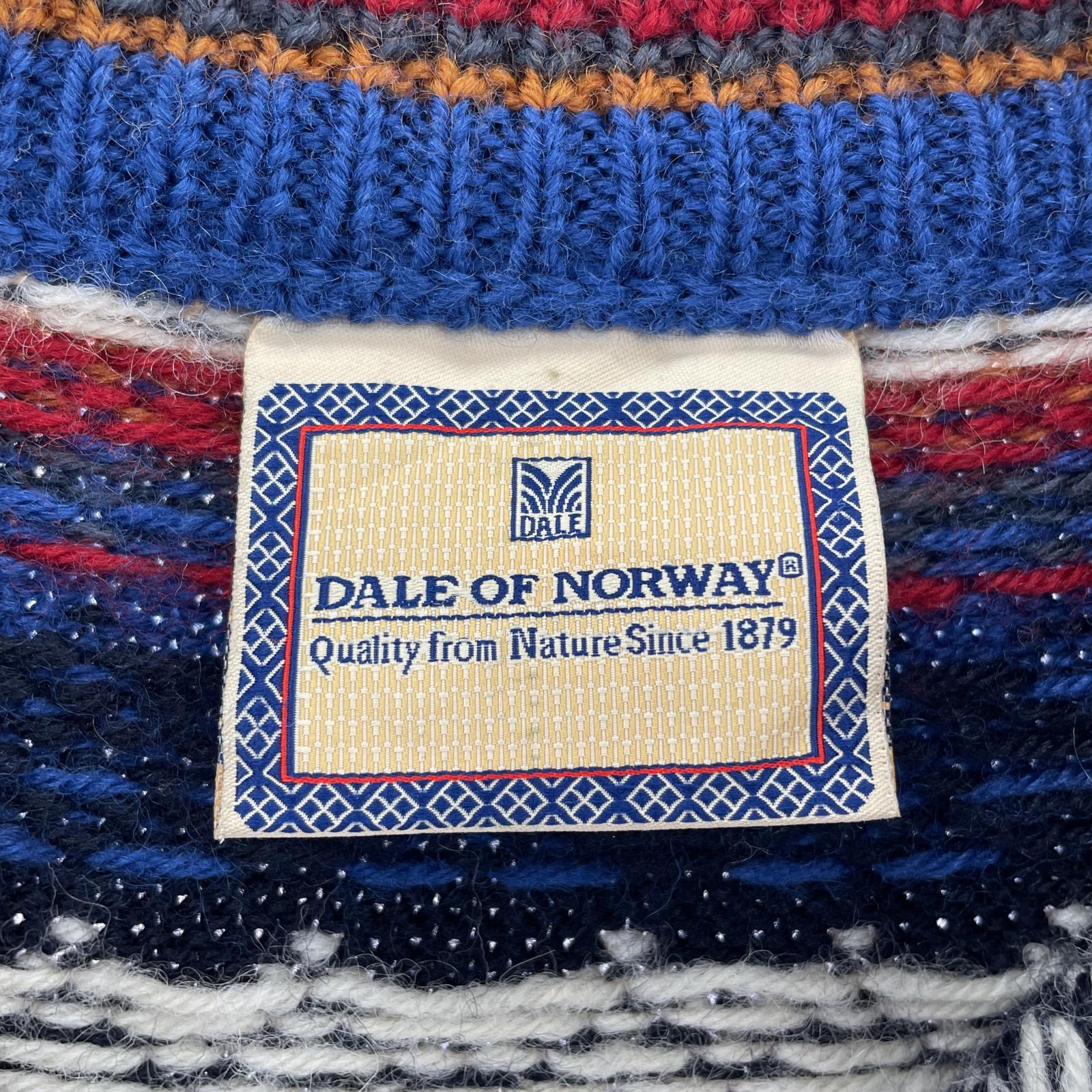 ニット DALE OF NORWAY ﾊｰﾌｼﾞｯﾌﾟ ネイビー