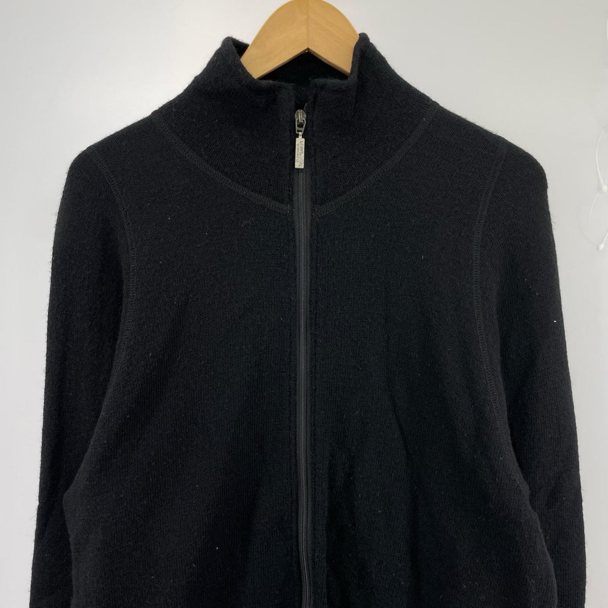 ニット WOOLPOWER ullfrotte ﾌﾙｼﾞｯﾌﾟﾆｯﾄ(L) 黒 L ブラック