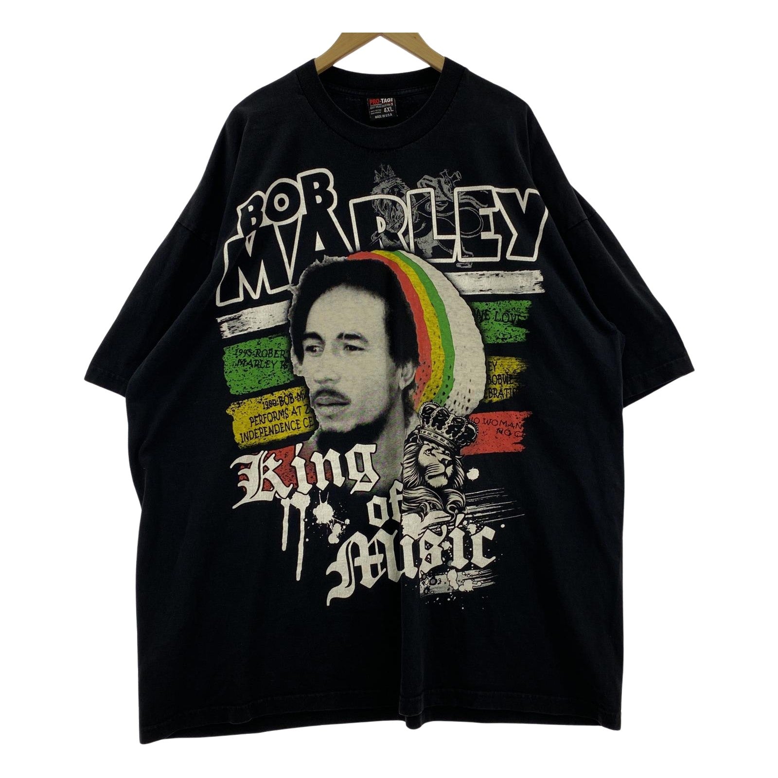 半袖Ｔシャツ PRO TAG BOB MARLEy 4Xl ブラック