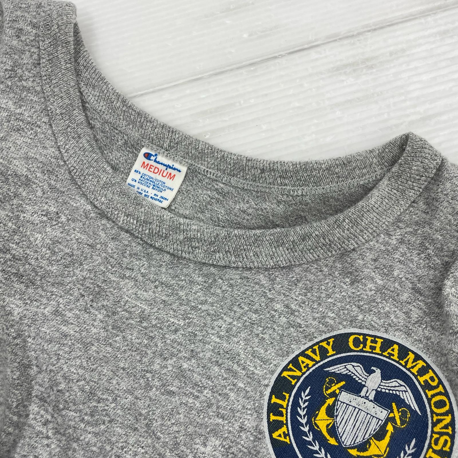 半袖Ｔシャツ 80s U.S.NAVY S/Sカットソー　グレー