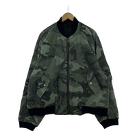 ブルゾン 90s ALPHA Reversible MA-1 XXL Camo＆BLK グリーン