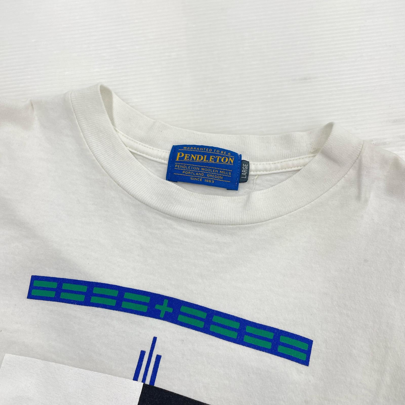 半袖Ｔシャツ 90s print tee L L ホワイト
