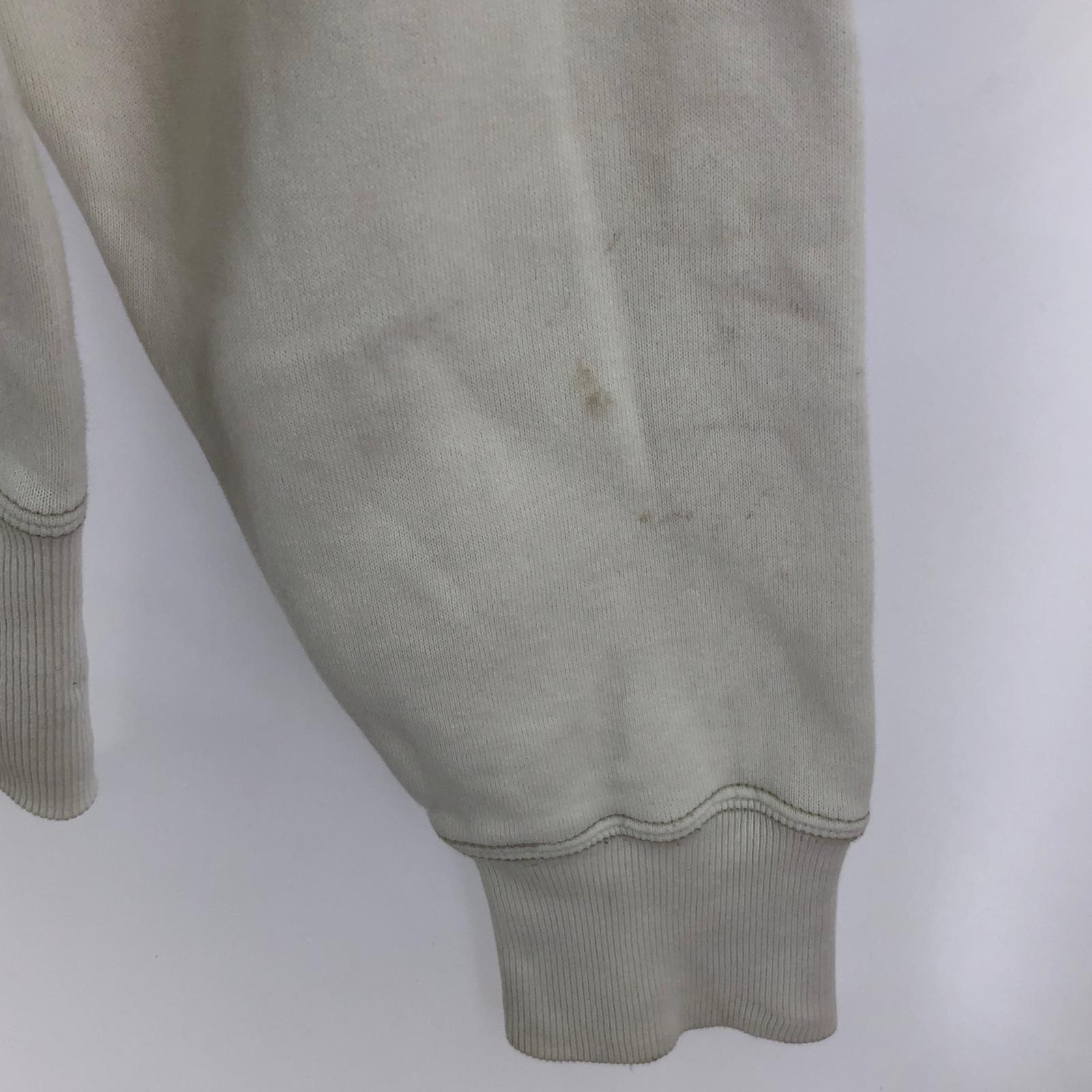 スウェット 両V（XL) 白 ホワイト