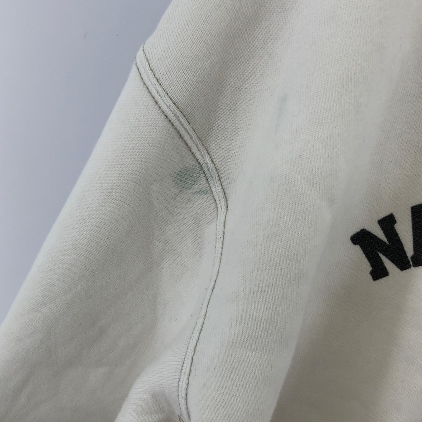 スウェット 両V（XL) 白 ホワイト