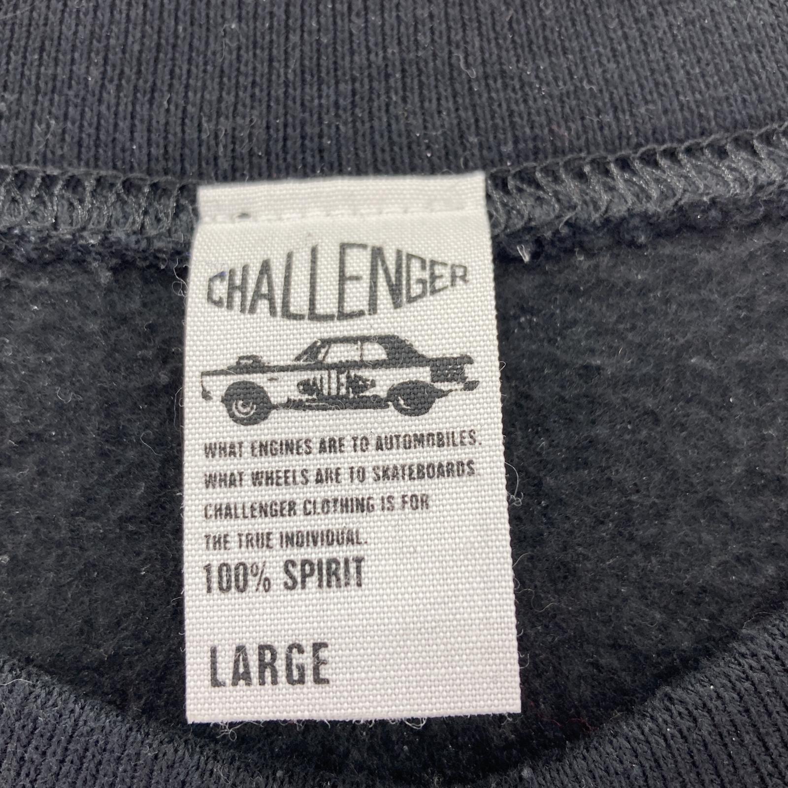 スウェット CHALLENGER×SKETCH POP UP SWEAT プリントスウェット L ブラック L ブラック