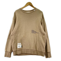 スウェット INSECT CREW NECK　カーキ ベージュ