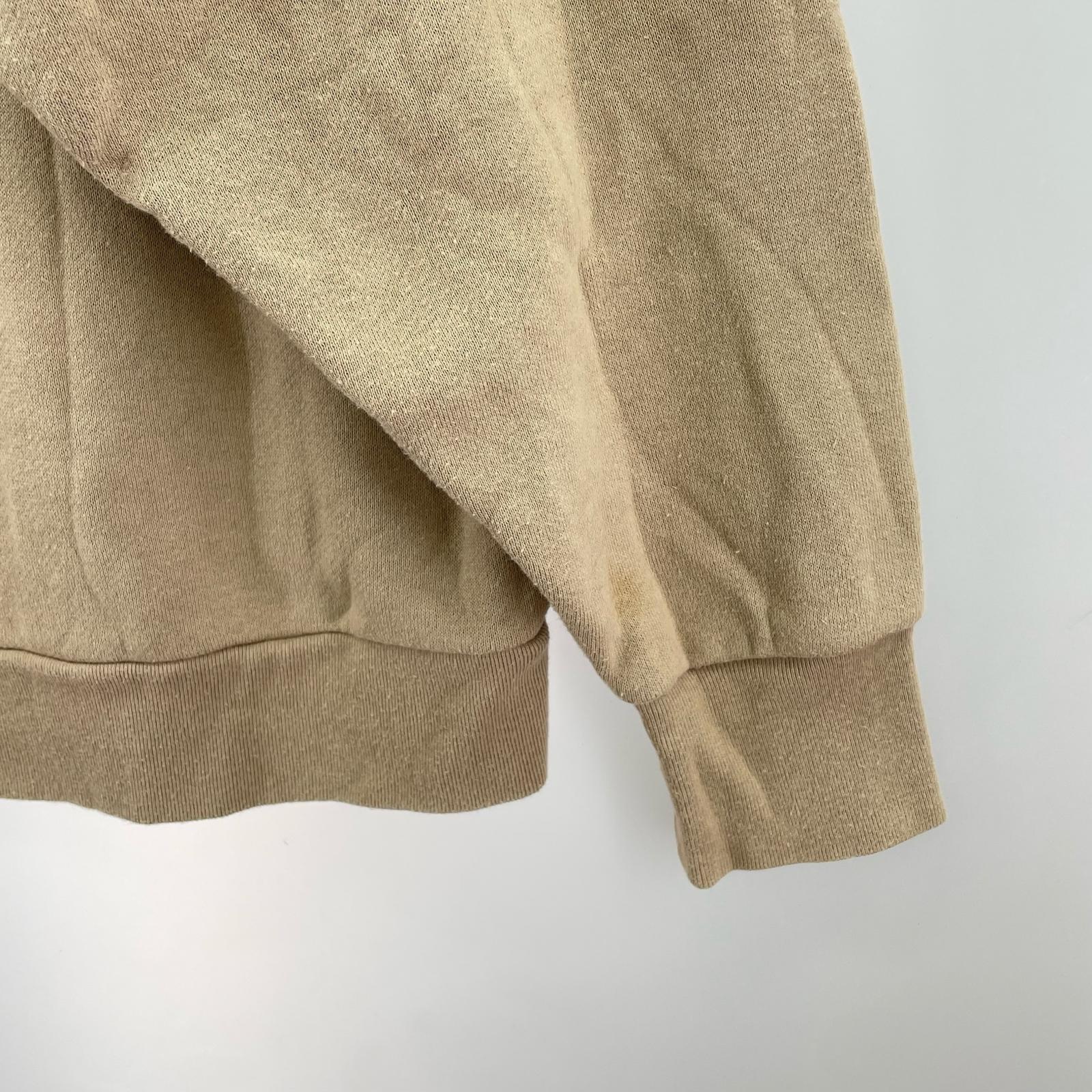 スウェット INSECT CREW NECK　カーキ ベージュ