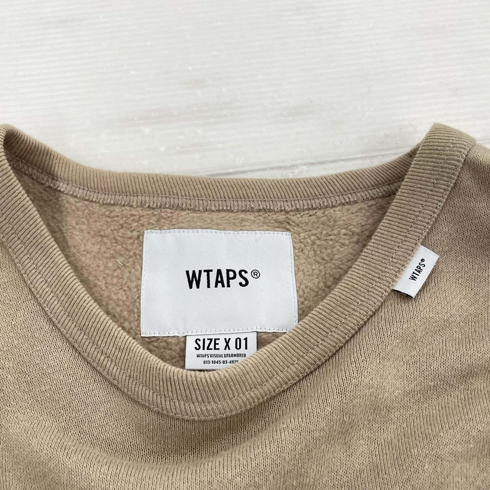 スウェット INSECT CREW NECK　カーキ ベージュ