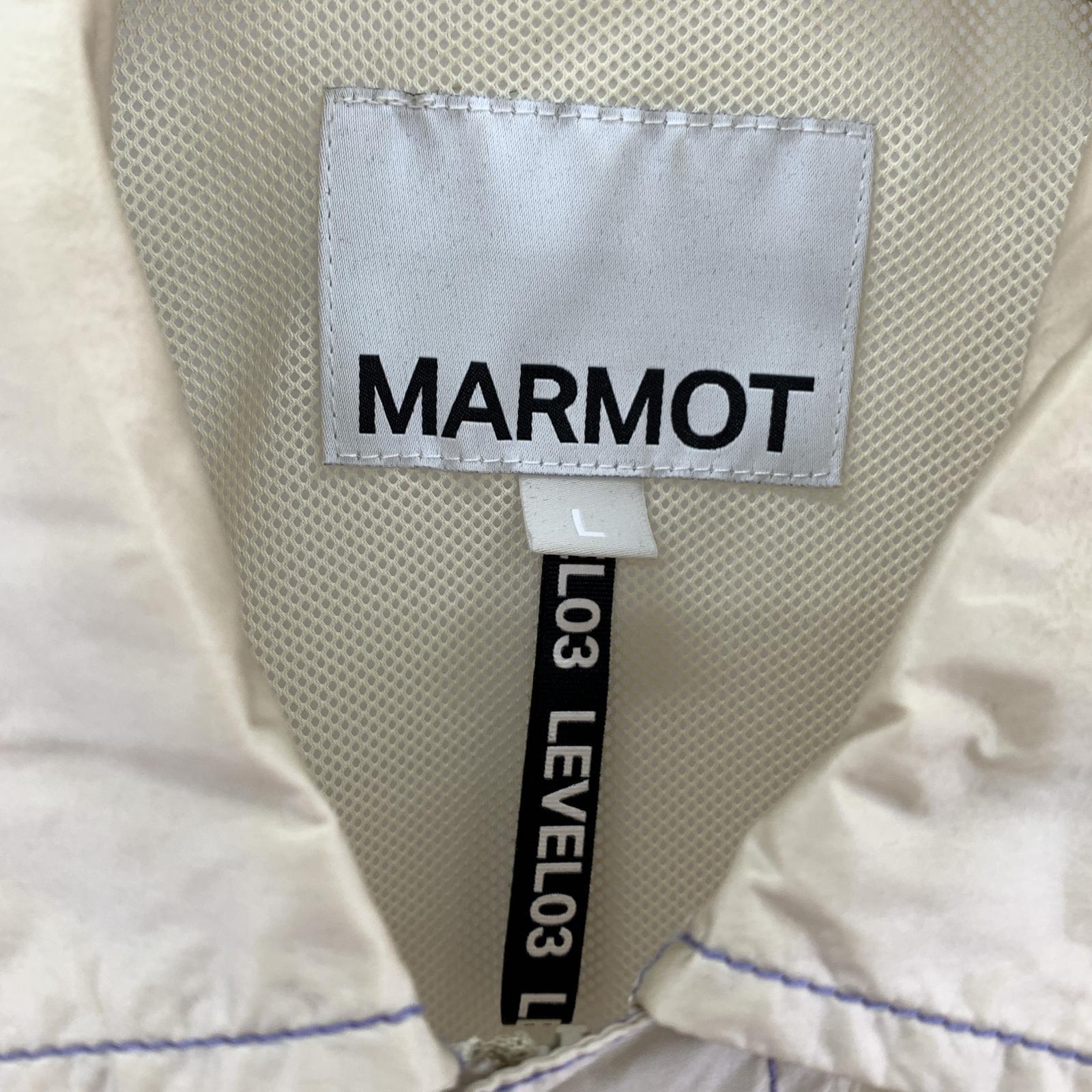 ジャケット MARMOT CAPITAL 24SS ナイロン ジャケット 白 (L) L ベージュ