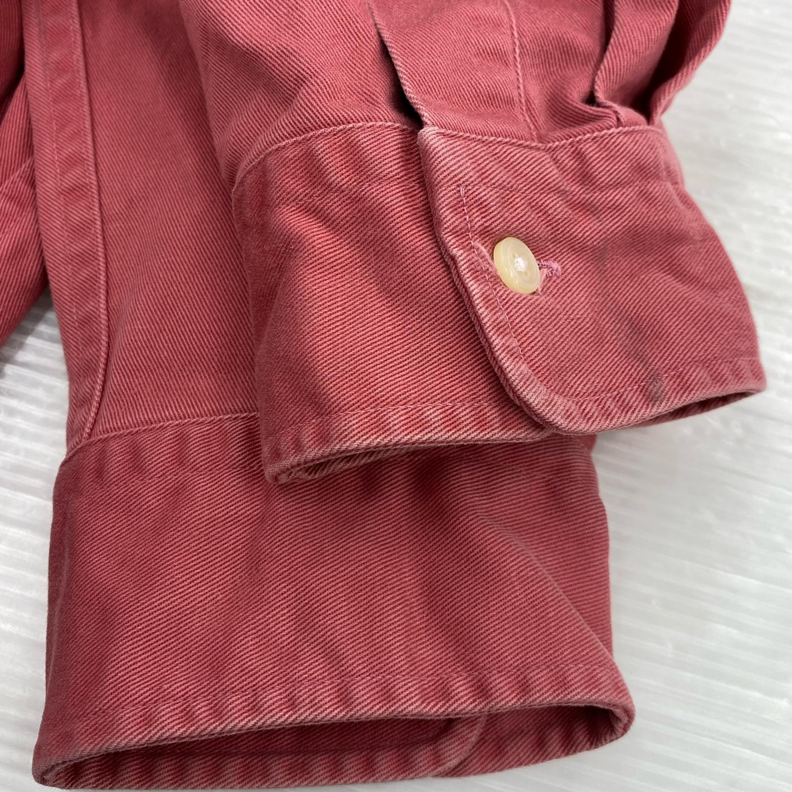 長袖シャツ オールド アメリカ製 ピンク (L) L ピンク