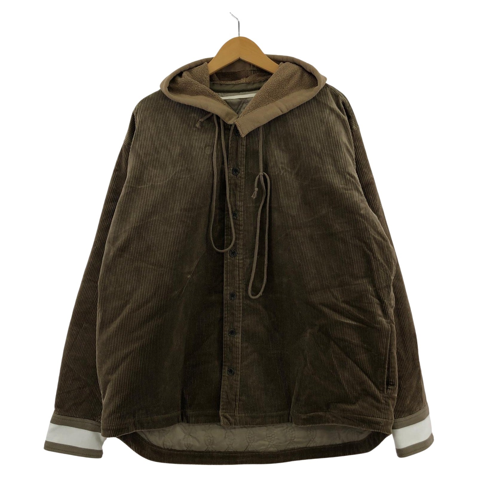 ジャケット SHEBA CORDUROY HOODIE JACKET 2 ブラウン