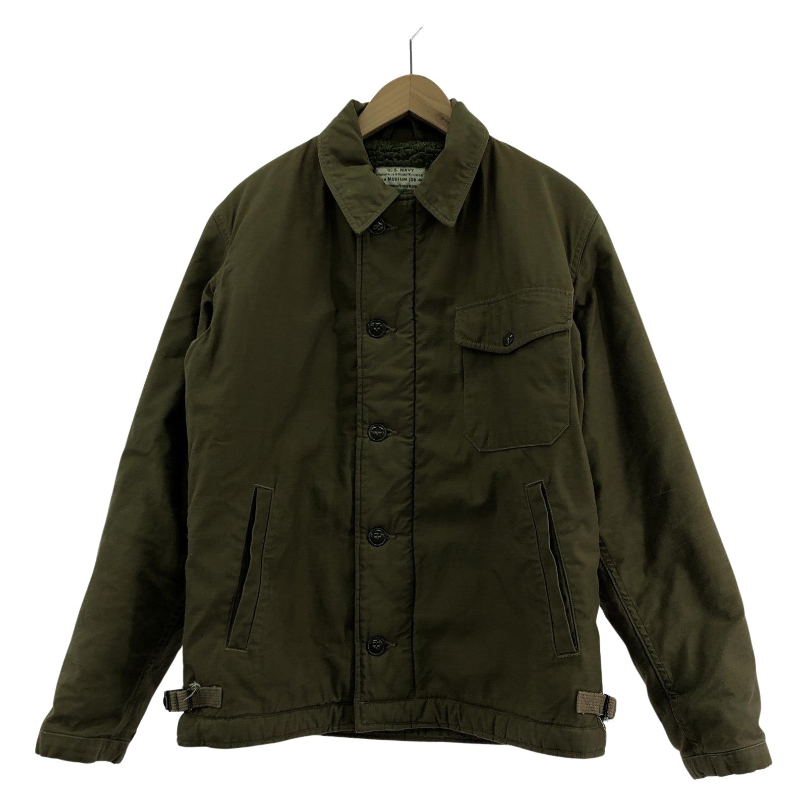 ジャケット A-2 デッキジャケット　カーキ M カーキ