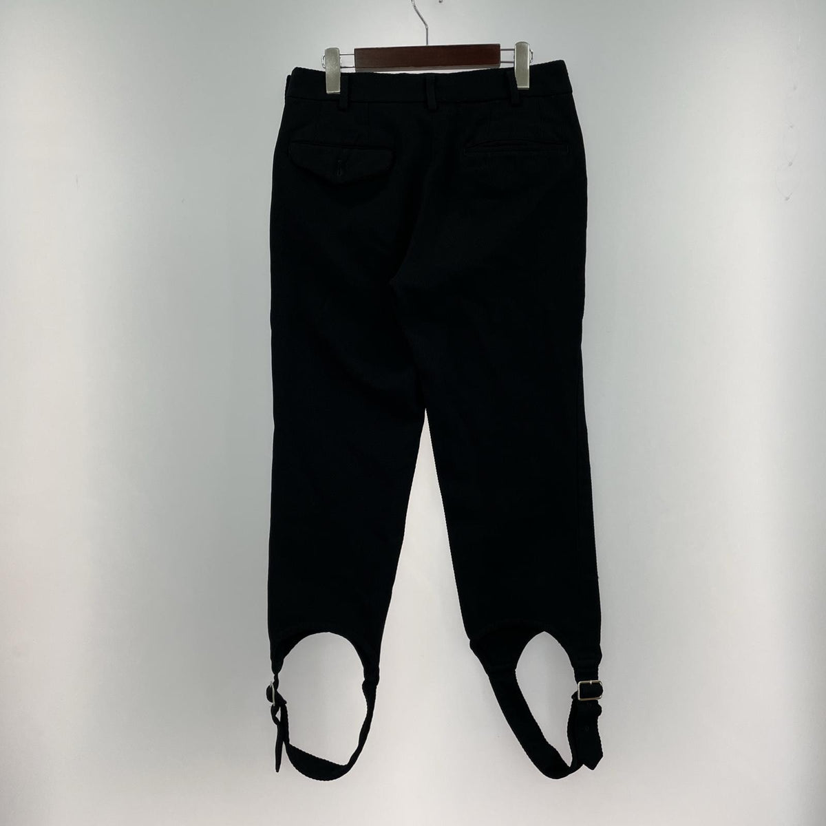 パンツ HOMME PLUS 23SS ストレートアンクルパンツ ブラック