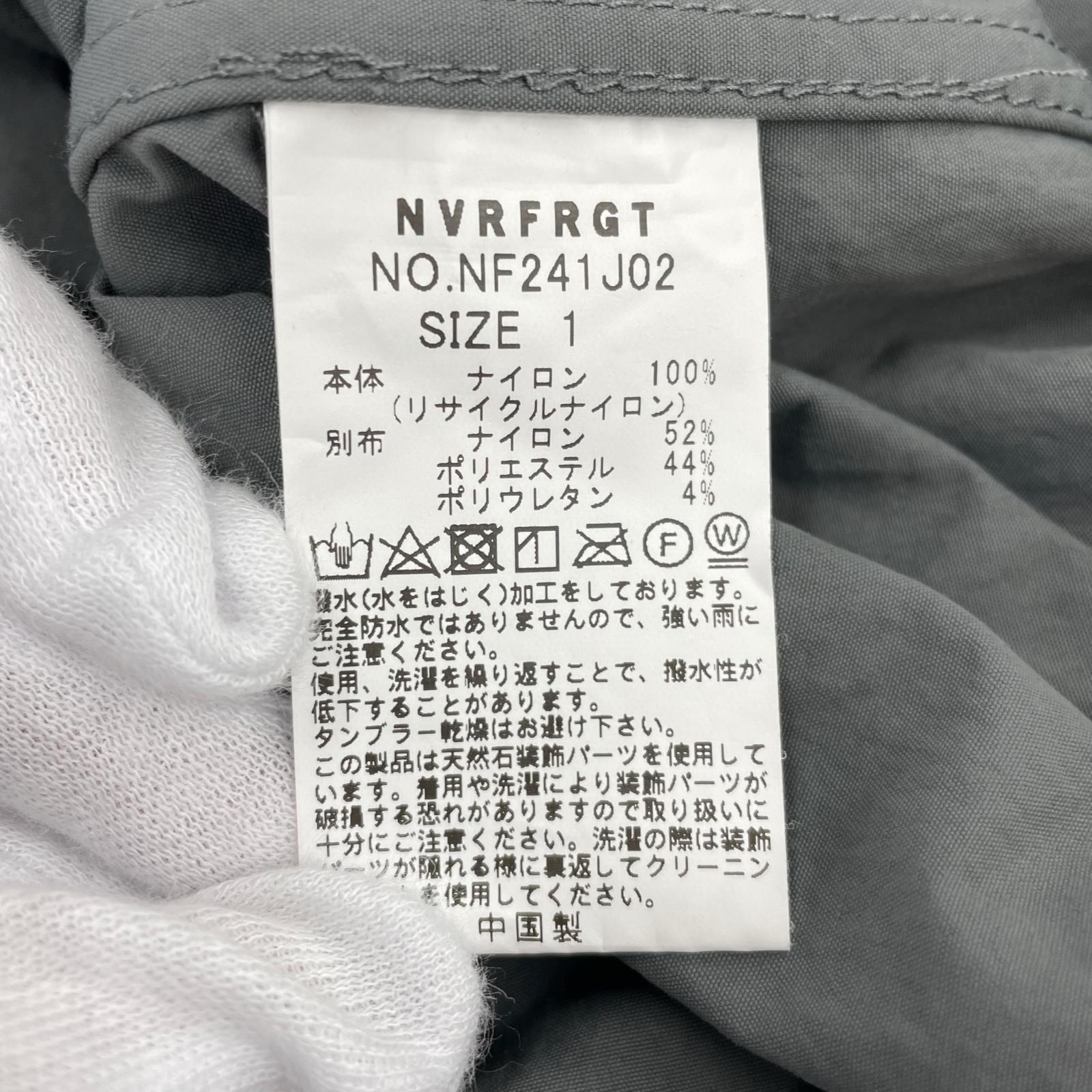 ジャケット NVRFRGT PANELED HOODED JACKET(1)NF241J02 1