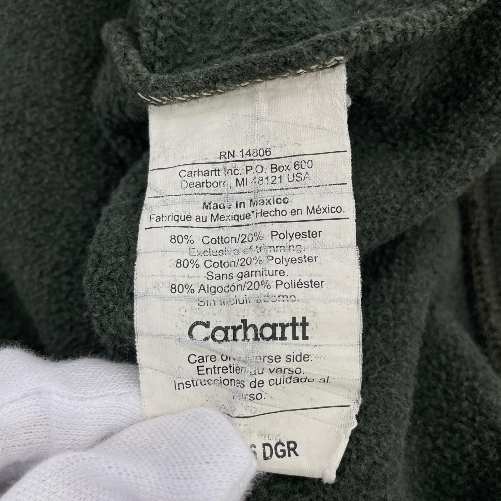 スウェット Carhartt クルーネックスウェット 2XLT グリーン グリーン